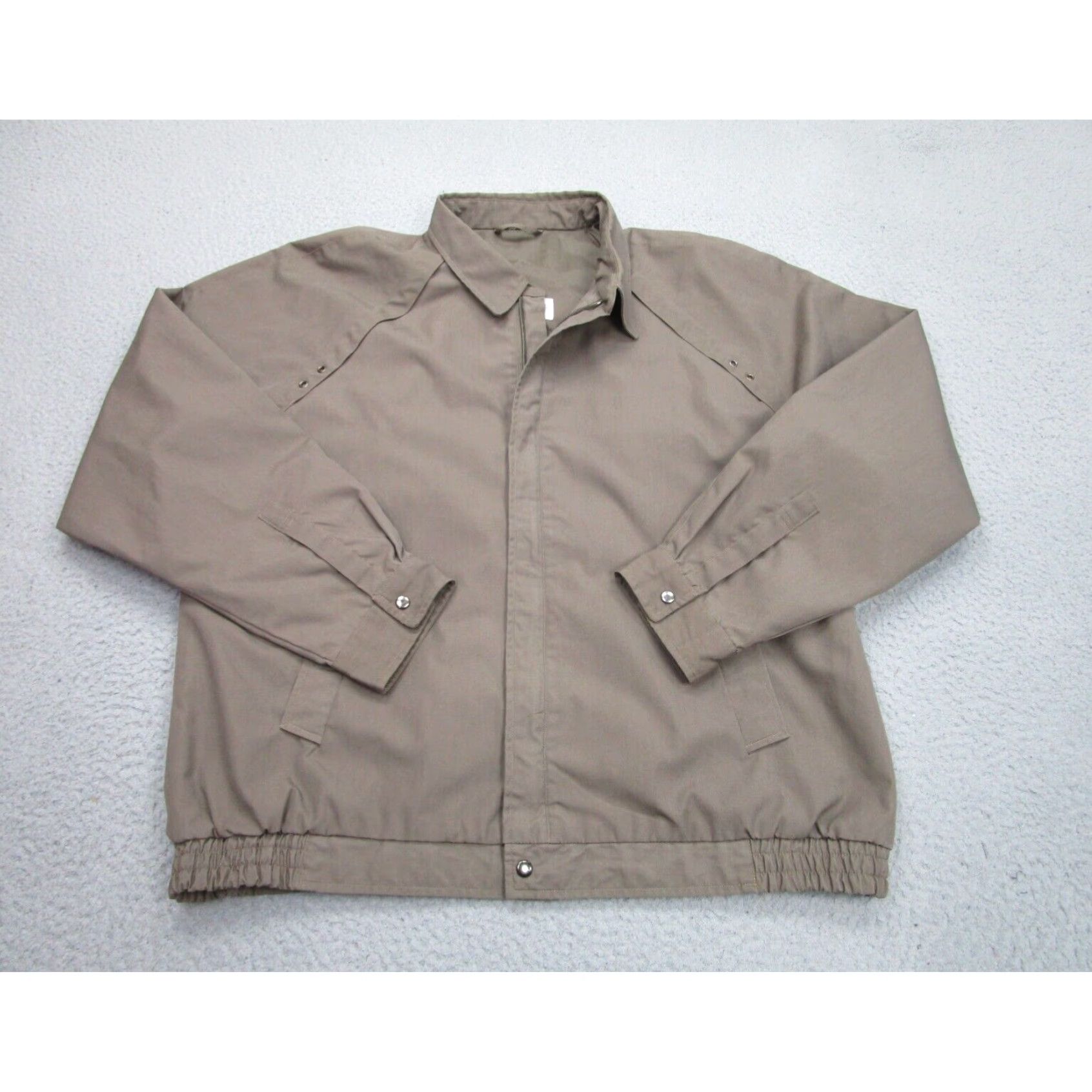 McGregor McGregor Mens Brown Jacket James Dean Bomber Coat Vintage Large 90s Size US L / EU 52-54 / 3 - 1 Thumbnail