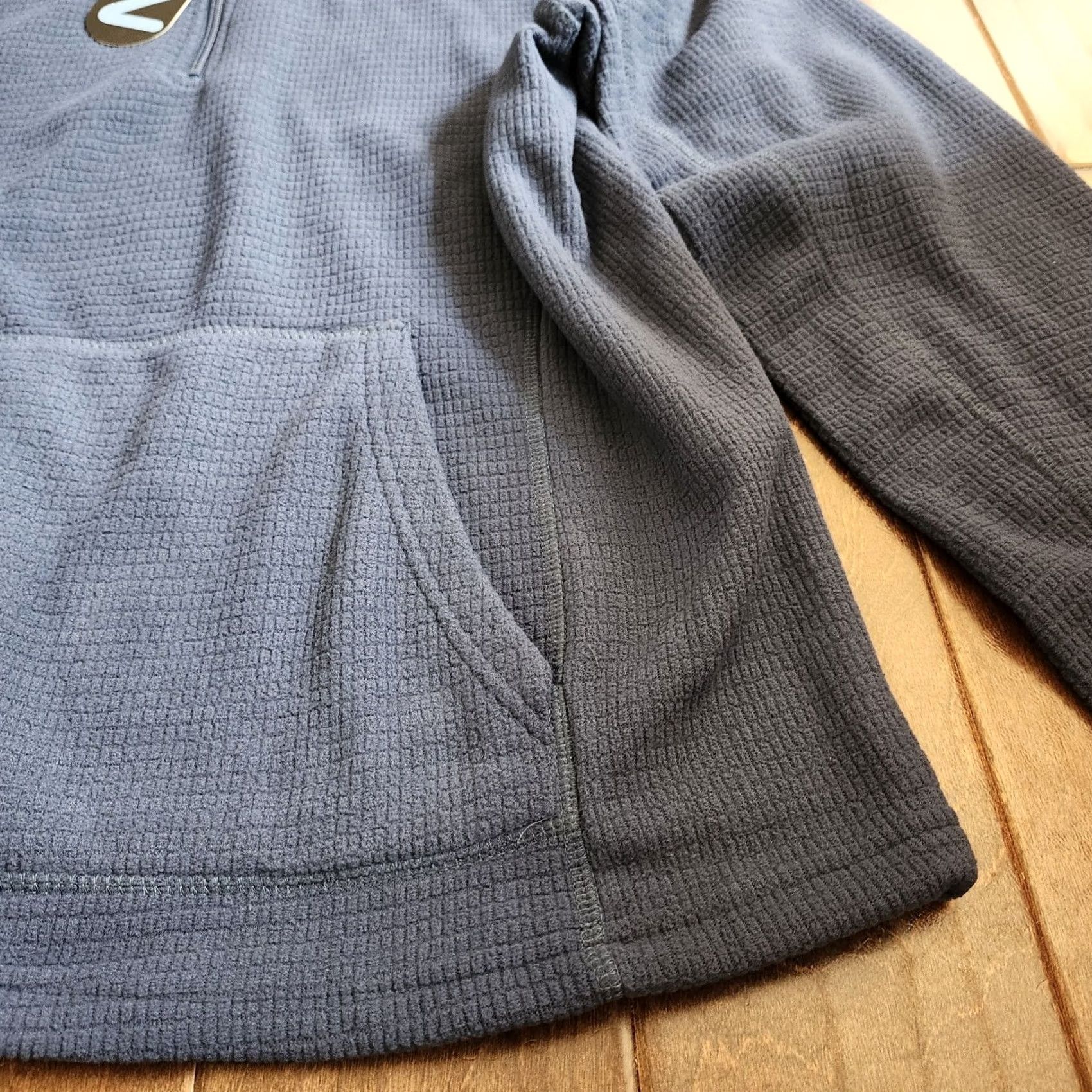 Vintage Mack Navy Blue Sweater 1/4 Zip Pocket - Size L - Men - Polyester - Pullover - Regular Fit - NWT Size US L / EU 52-54 / 3 - 6 Thumbnail