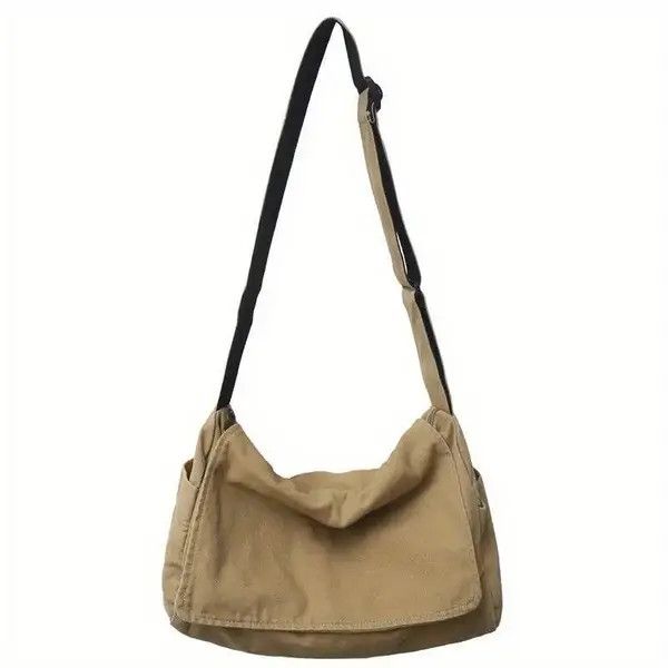 Other Khaki Vintage Canvas Shoulder Bags Size ONE SIZE - 2 Thumbnail