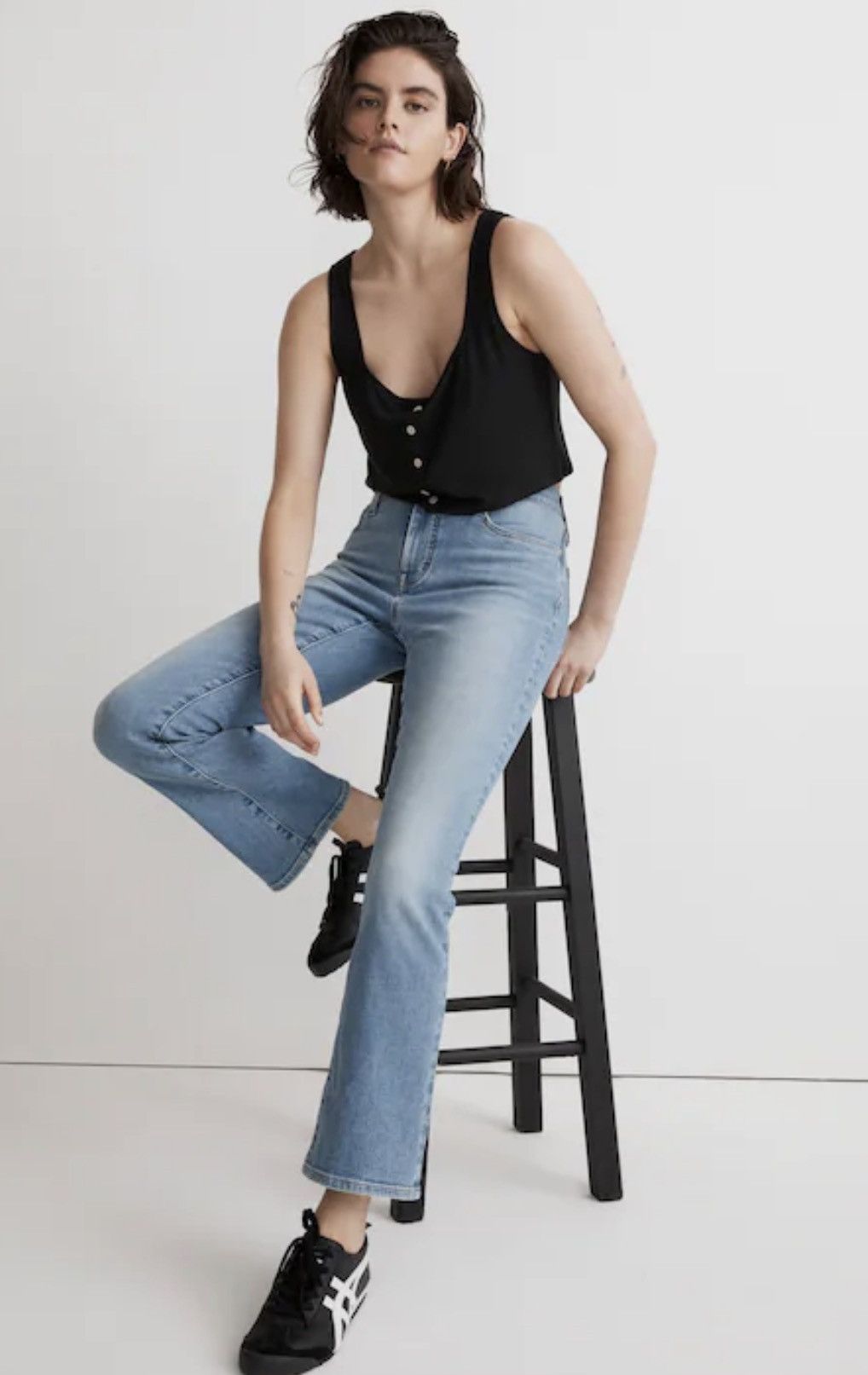 Madewell Madewell Mid-Rise Kick Out Jeans Size 28" / US 6 / IT 42 - 4 Thumbnail