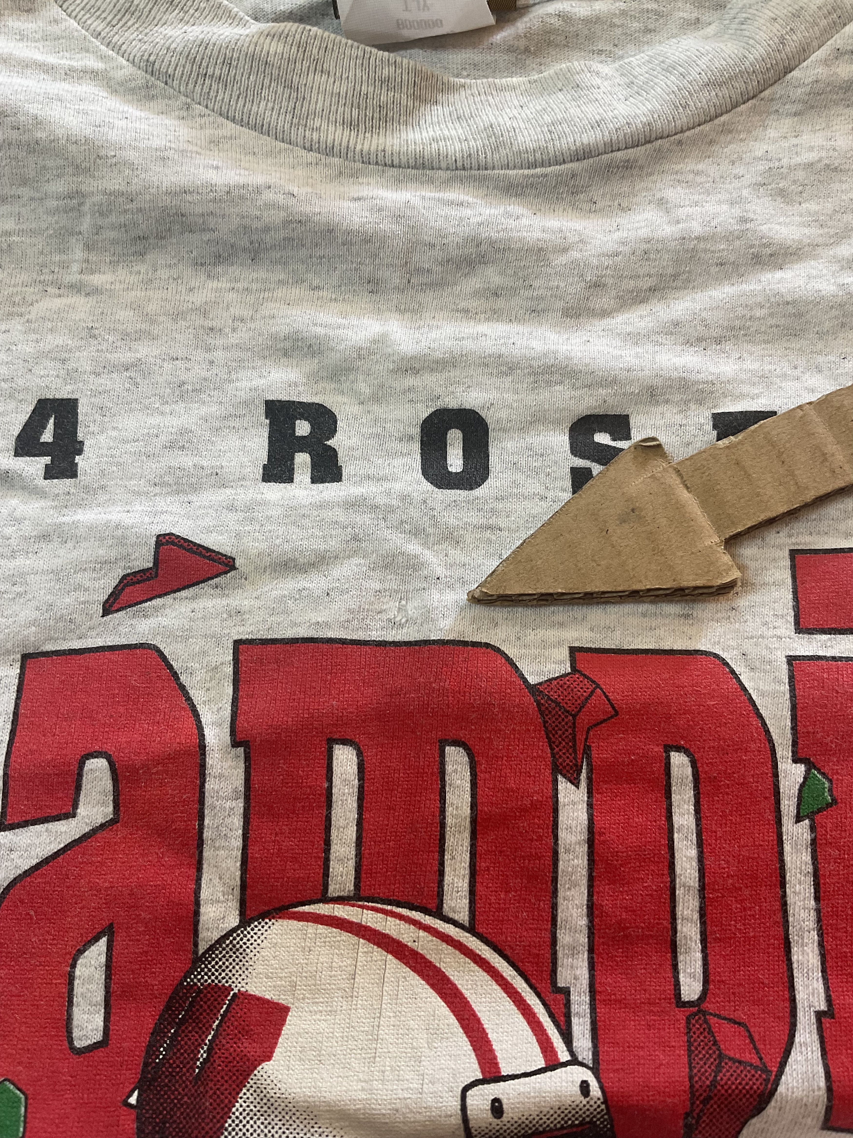 NCAA Vintage 1994 Rose Bowl Champions Wisconsin Badgers T-Shirt Size US L / EU 52-54 / 3 - 6 Thumbnail