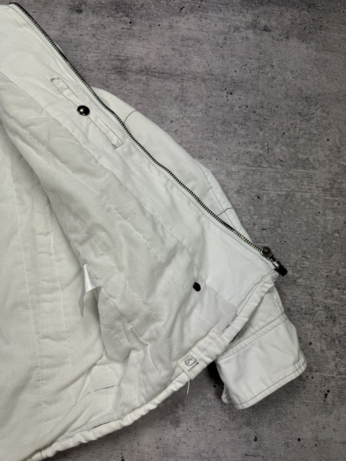G-Star × Vintage Vintage G-Star Raw Big Back Logo 90s Y2K Style Bomber Jacket Size US M / EU 48-50 / 2 - 18 Thumbnail