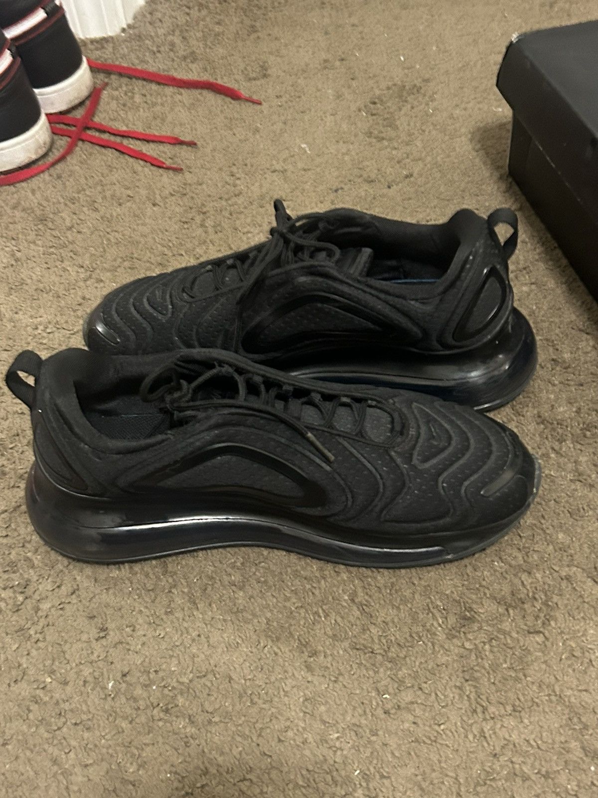 Nike Nike Air Max 720 Triple Black Size US 10.5 / EU 43-44 - 5 Thumbnail