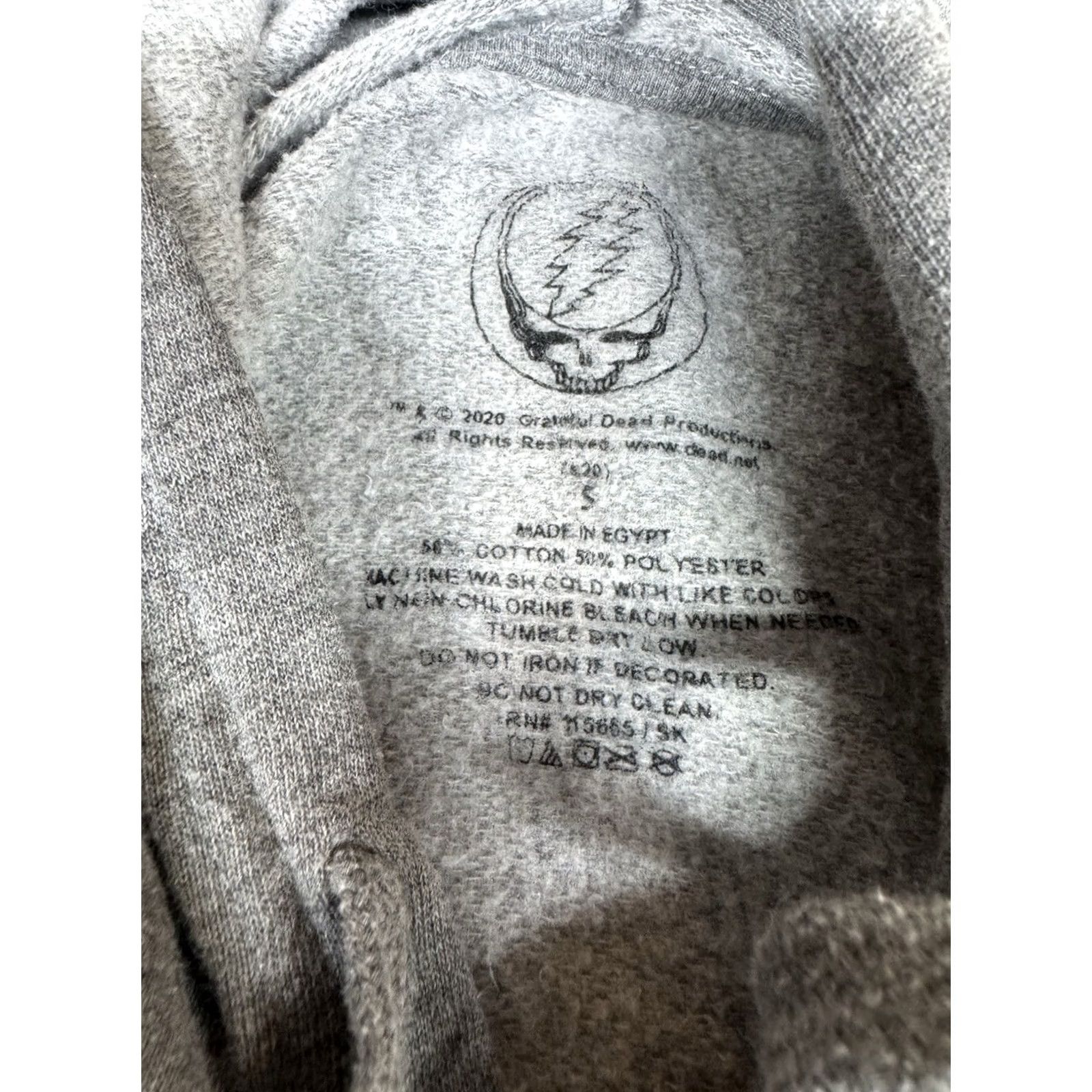 J Brand Grateful Dead Pullover Hoodie Gray Dancing Bears Size S Men Shirt Hoodie Dancing Bears Graphic Print Pockets Hooded Long Sleeve Version: Regular Fit Size US S / EU 44-46 / 1 - 3 Thumbnail