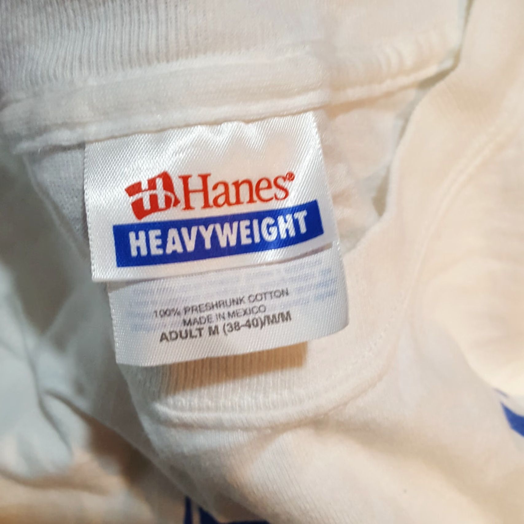 Hanes VINTAGE Hanes Men's T-Shirt 90s Cars Sports Car Retro Y2K Cotton Short Sleeve White M Size US M / EU 48-50 / 2 - 7 Thumbnail