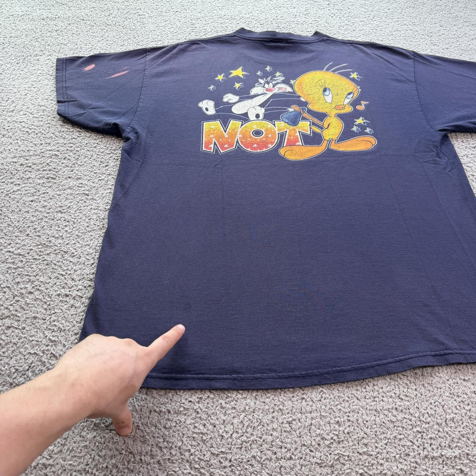 Other Vintage 2001 Looney Tunes Tweety Angel Not T Shirt XL Warner Size US XL / EU 56 / 4 - 8 Thumbnail