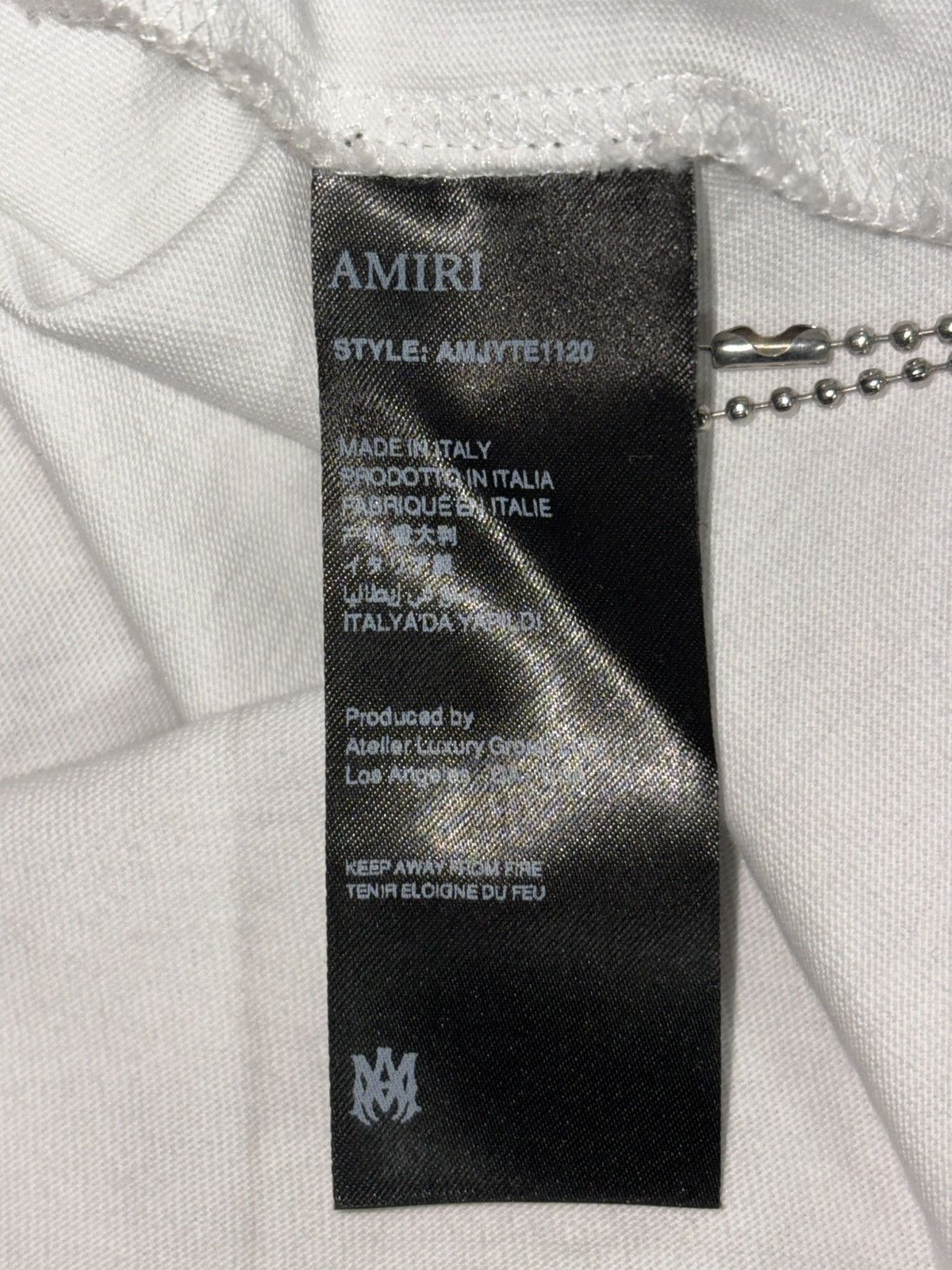 Amiri Amiri MA Quad XO T Shirt White Size US L / EU 52-54 / 3 - 4 Thumbnail