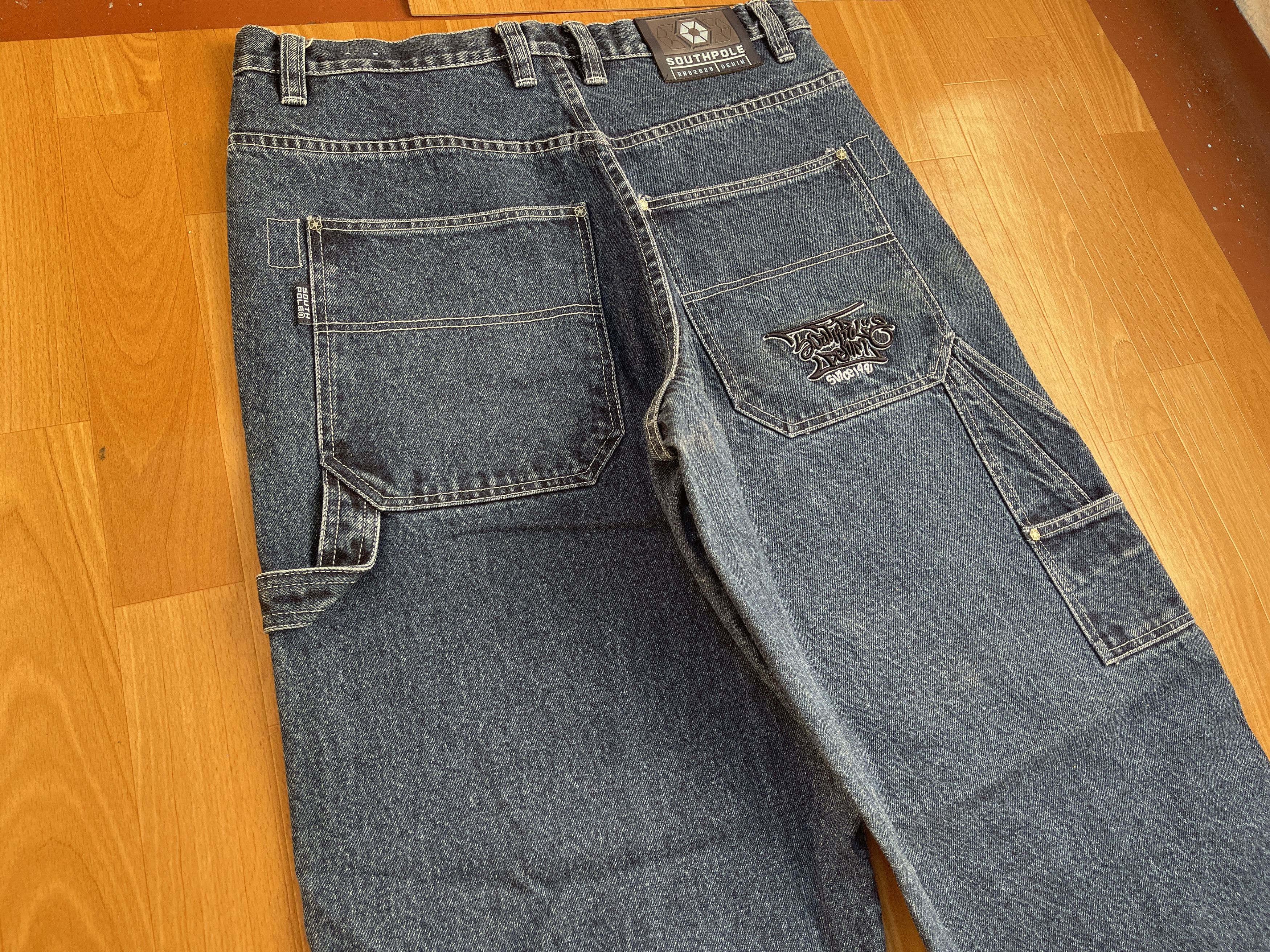 Southpole Southpole jeans, baggy vintage South Pole 90s hip hop Y2K 36 Size US 36 / EU 52 - 4 Thumbnail
