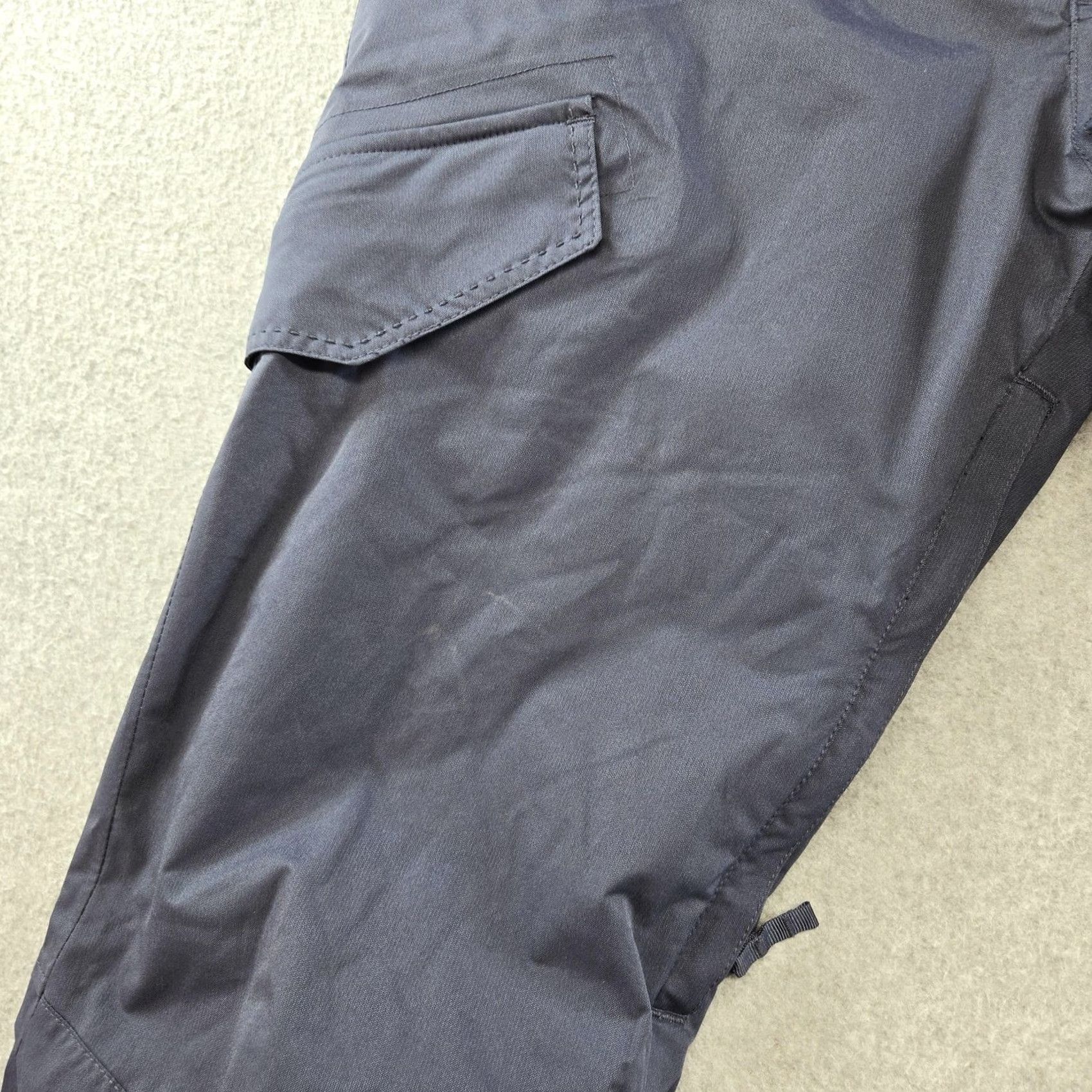 Burton VINTAGE? No — Burton Snow Pants Womens XS Blue Bootcut Insulated Lined Polyester Pockets Zipper Belt Loops Gaiters Size 26" / US 2 / IT 38 - 5 Thumbnail