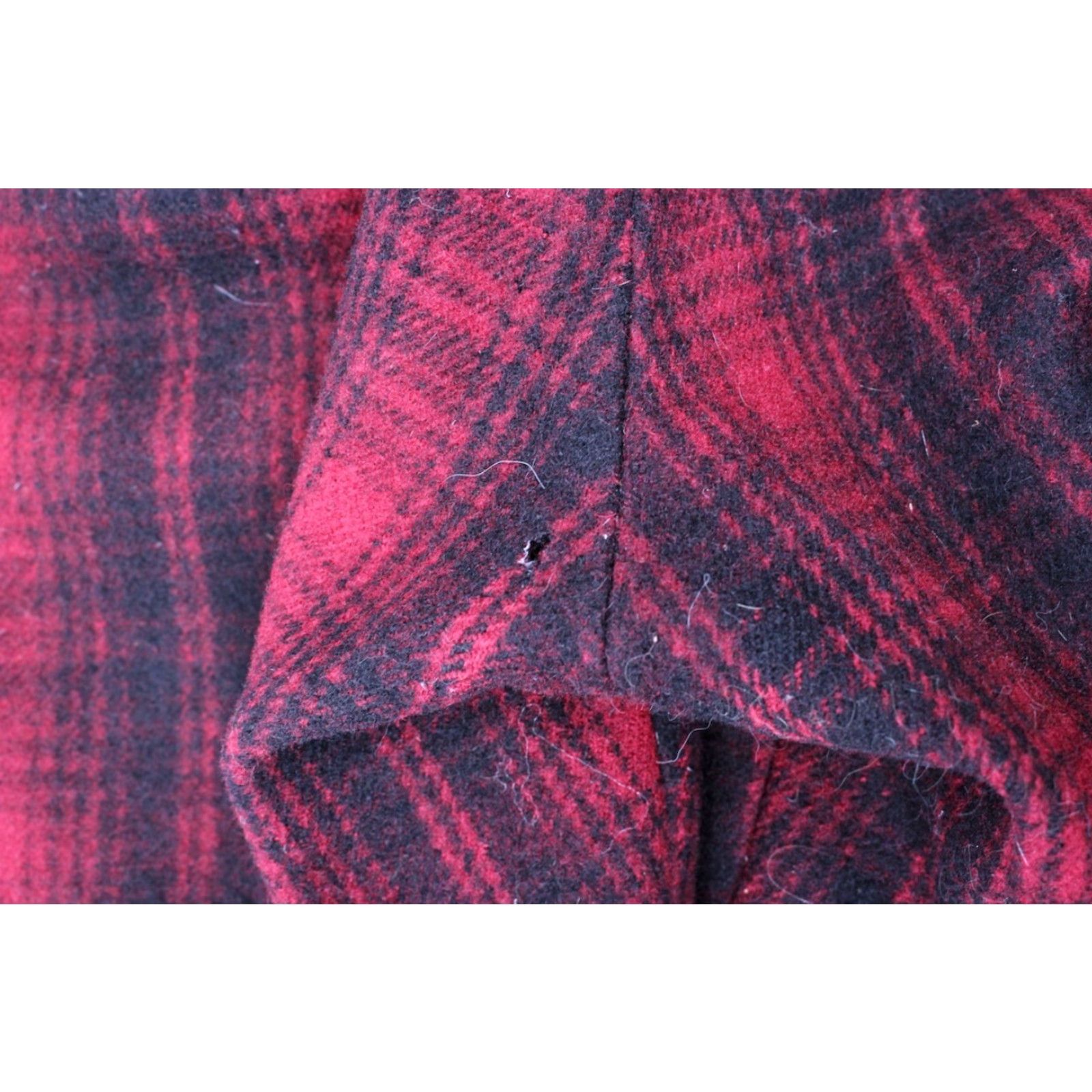 Vintage VINTAGE Woolrich Pants Mens 1950s Wool 36x32 Gray Red Black 50s Hunting Slim Fit Size 36 Mens Size US 36 / EU 52 - 8 Thumbnail
