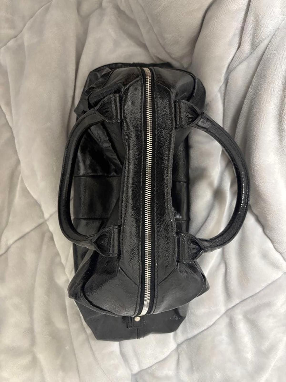 Saint Laurent Paris Saint Laurent - Black Patent Leather Handbag Size ONE SIZE - 5 Thumbnail