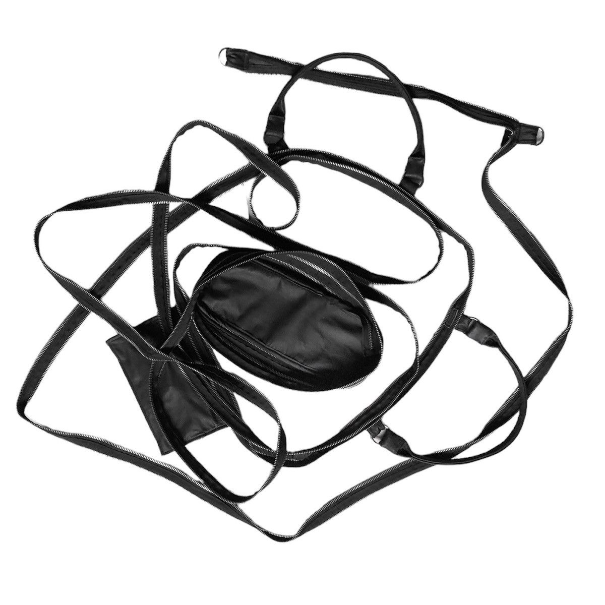 Designer × Japanese Brand 🧿17m long accordion zip tote bag black Size ONE SIZE - 2 Thumbnail
