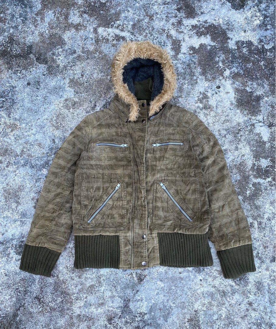 If Six Was Nine Japanese corduroy zip fur jacket Size US M / EU 48-50 / 2 - 1 Thumbnail
