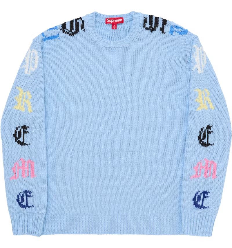 Supreme Supreme Umbro Zip Up Sweater - Light Blue - XXL - DS | Grailed