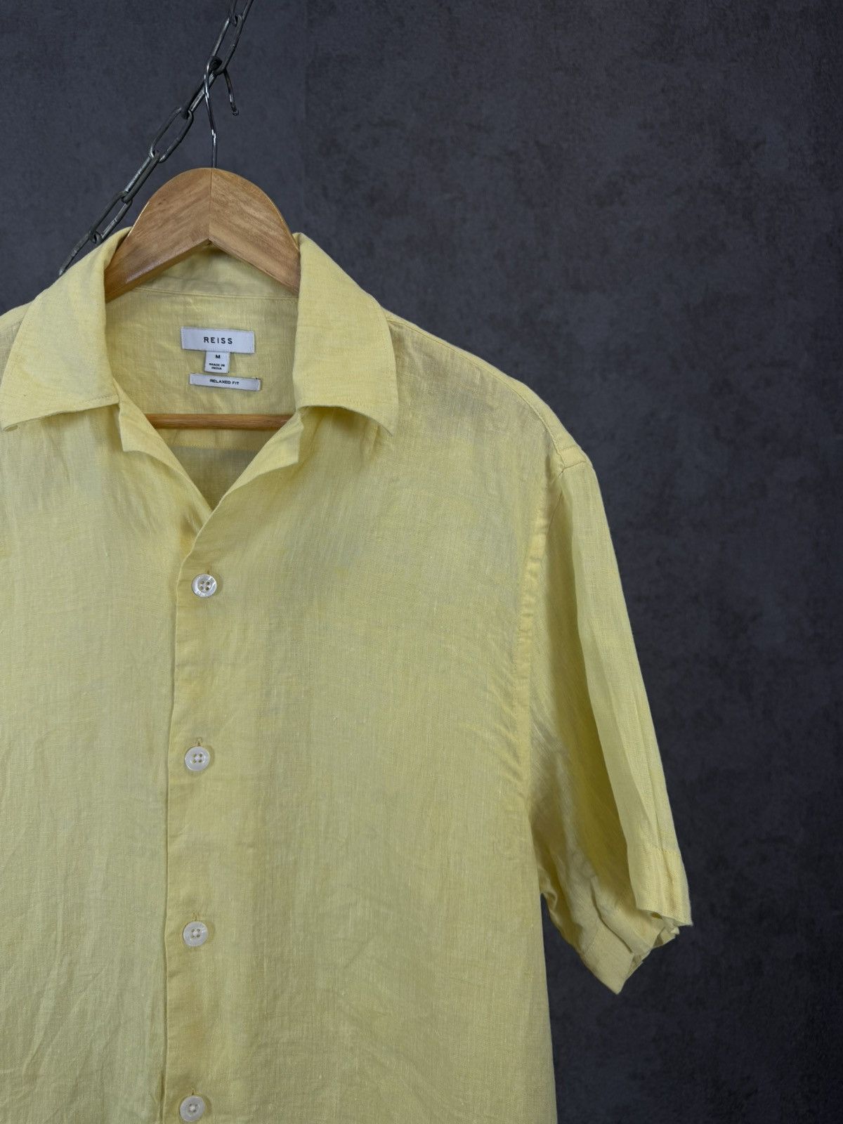 Reiss Reiss designer linen shirt Size US M / EU 48-50 / 2 - 2 Thumbnail