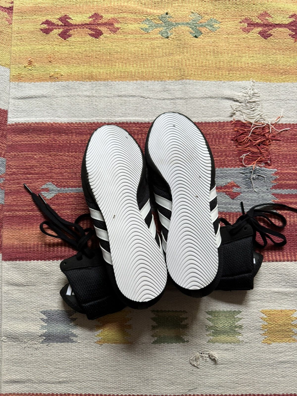 Adidas Adidas y2k Boxing Wrestling High Lace Top Shoes Size US 6.5 / EU 39-40 - 6 Thumbnail
