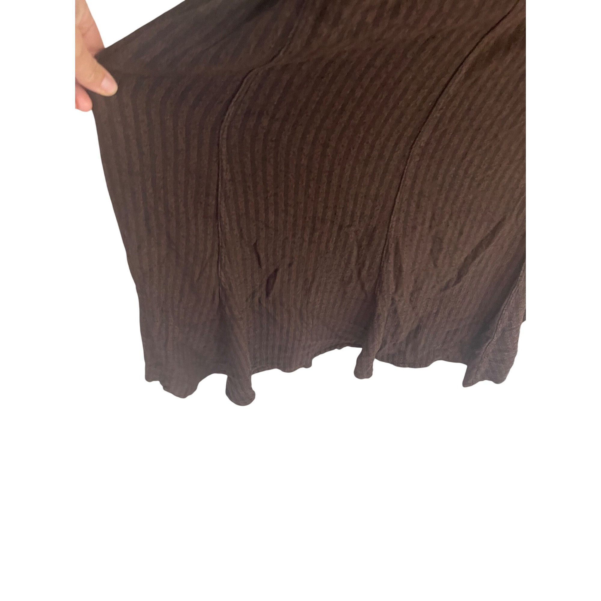 Other Tienda Ho Womens Skirt One Size Brown Maxi Size 29" - 5 Thumbnail