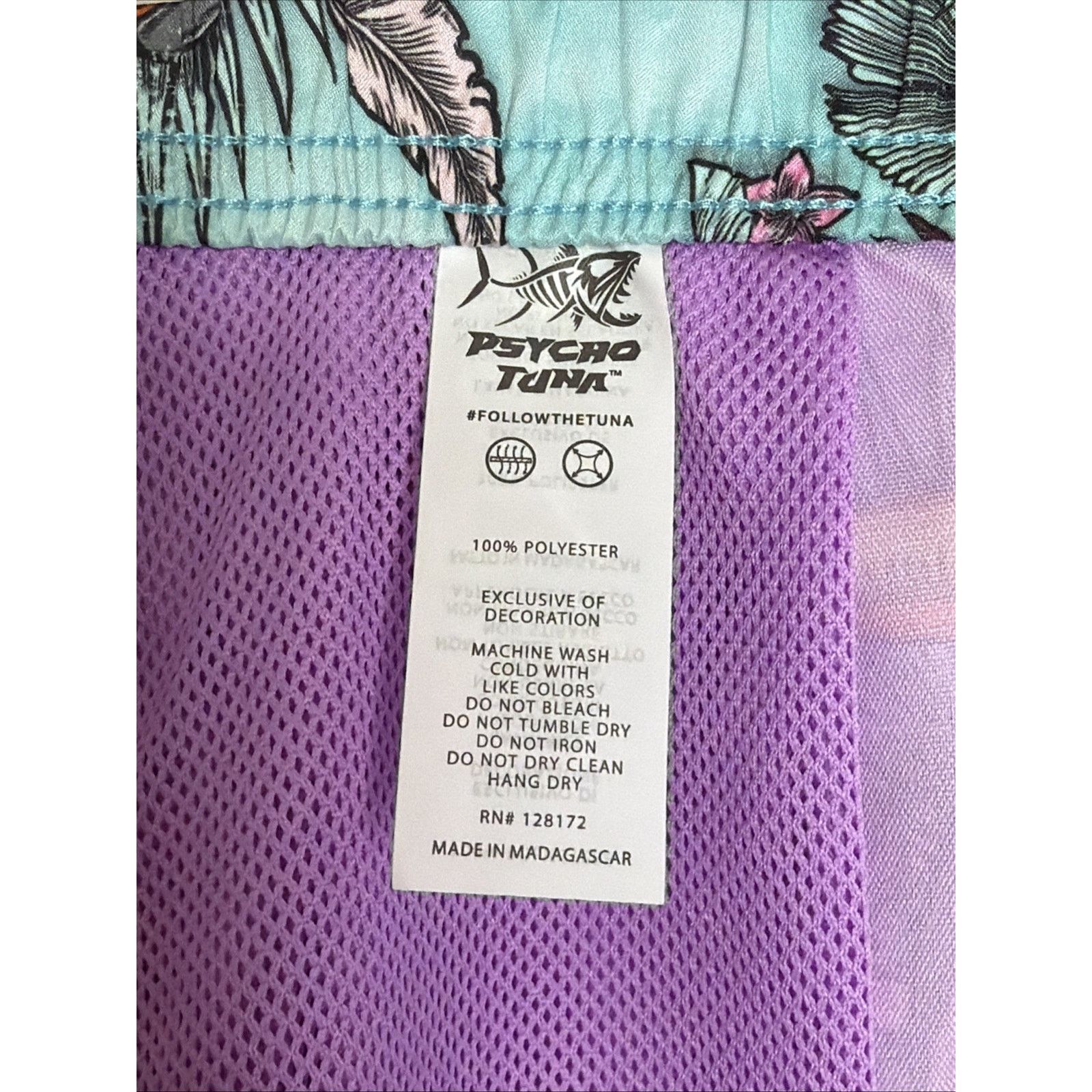 Other Psycho Tuna Tropical Birds Swim Trunks Men's Medium NWT Size US 31 - 6 Thumbnail