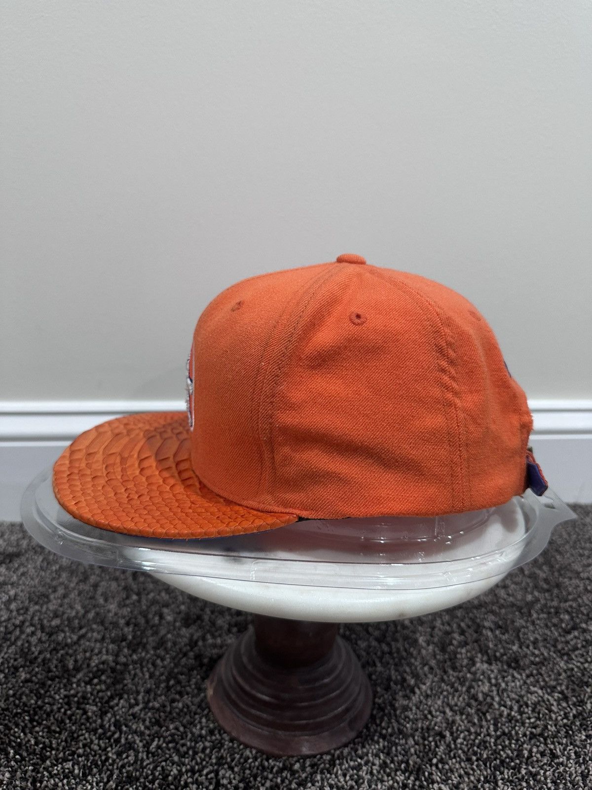 Just Don × Mitchell & Ness Just Don x Mitchell & Ness Denver Broncos Orange Python Hat Size ONE SIZE - 4 Thumbnail