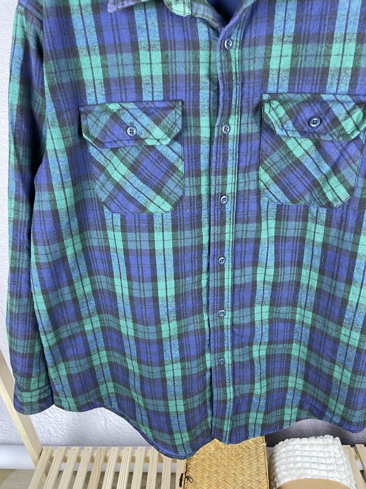 L.L. Bean L.L. Bean timberline vintage made in USA flannel overshirt Size US XL / EU 56 / 4 - 10 Thumbnail