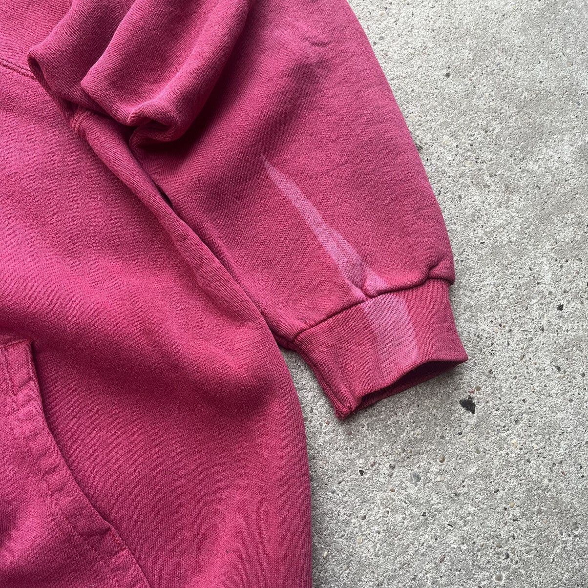 Adidas × Vintage Vintage 90s Adidas Distressed Sunfaded Baggy boxy red Hoodie Size US M / EU 48-50 / 2 - 4 Thumbnail