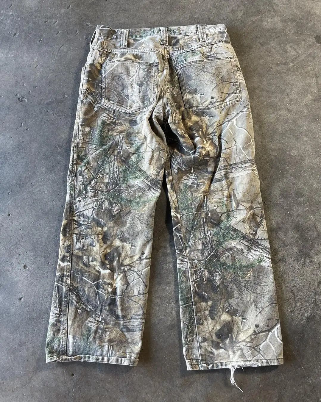 Designer × Japanese Brand Camouflage Oversize Hip Hop Jean Size US 37 - 3 Thumbnail