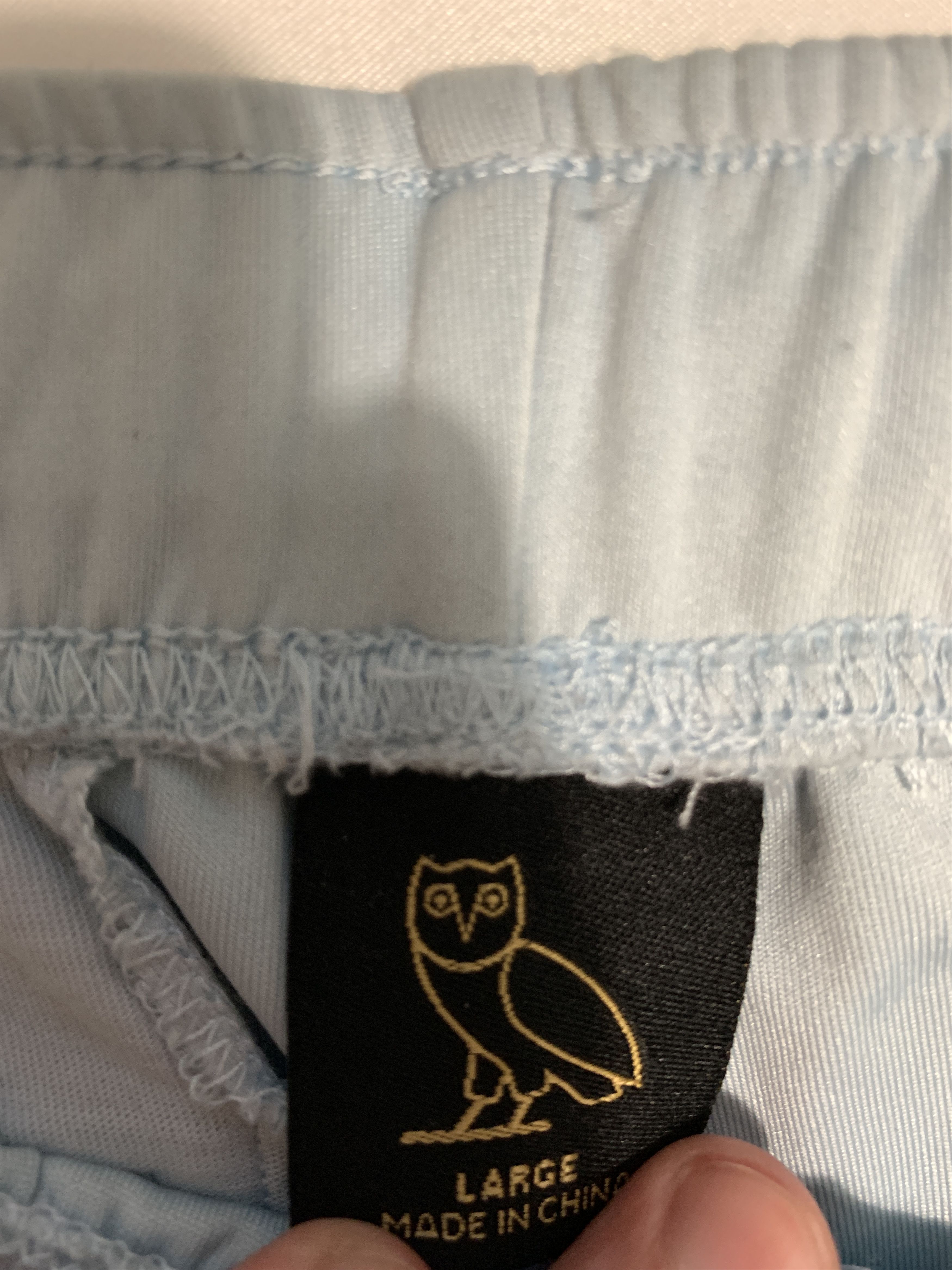 Drake OVO REFLECTIVE PIPING PANTS SKY BLUE SIZE LARGE Size US 34 / EU 50 - 4 Thumbnail