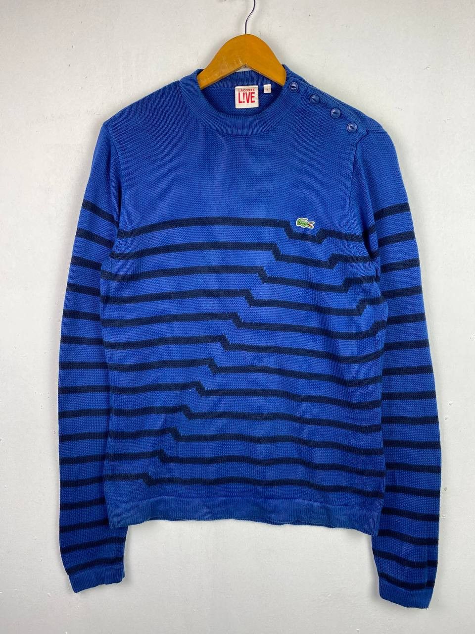 Lacoste lacoste live two tone knitwear Size US M / EU 48-50 / 2 - 1 Thumbnail