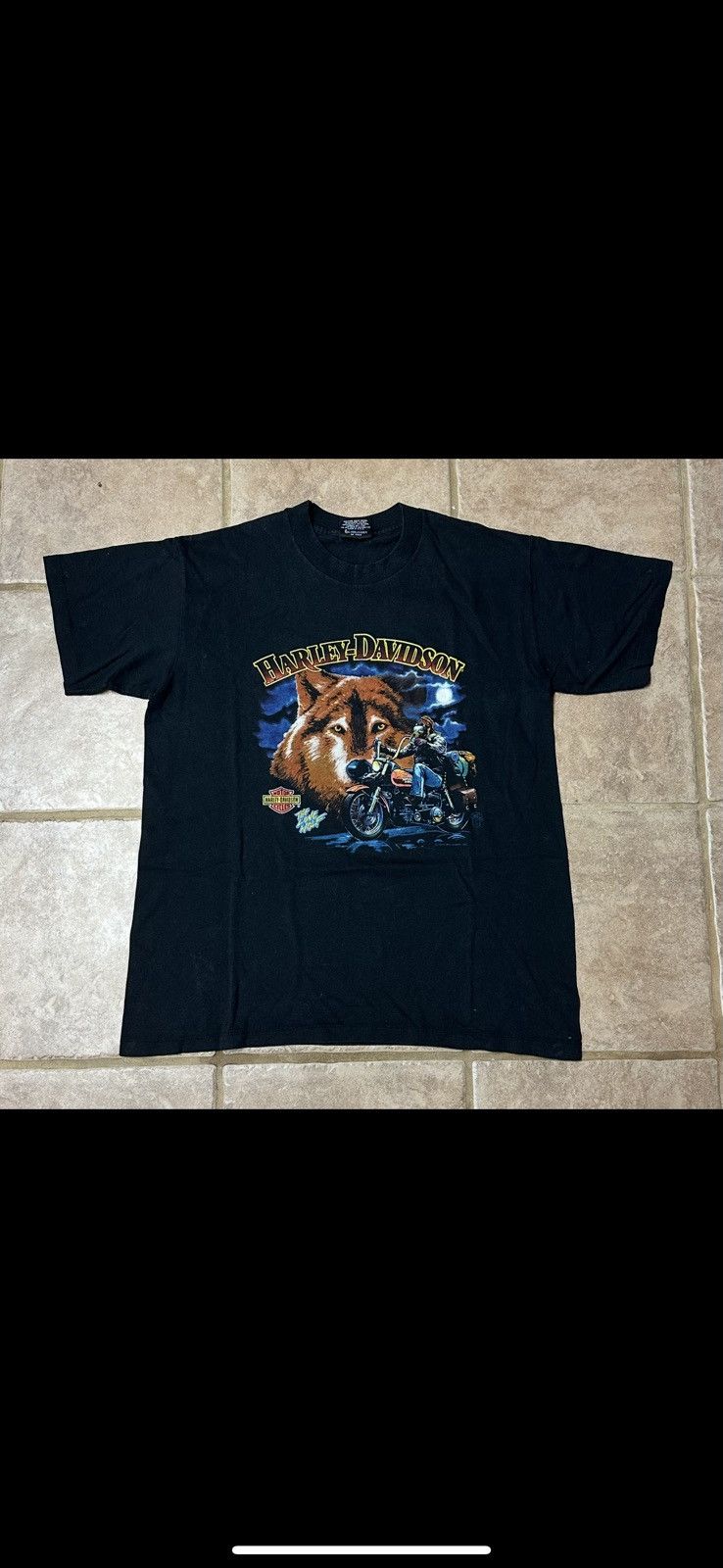 Harley Davidson × Vintage Vintage Harley Davidson Graphic Tee - Honolulu, HI Size US L / EU 52-54 / 3 - 1 Thumbnail