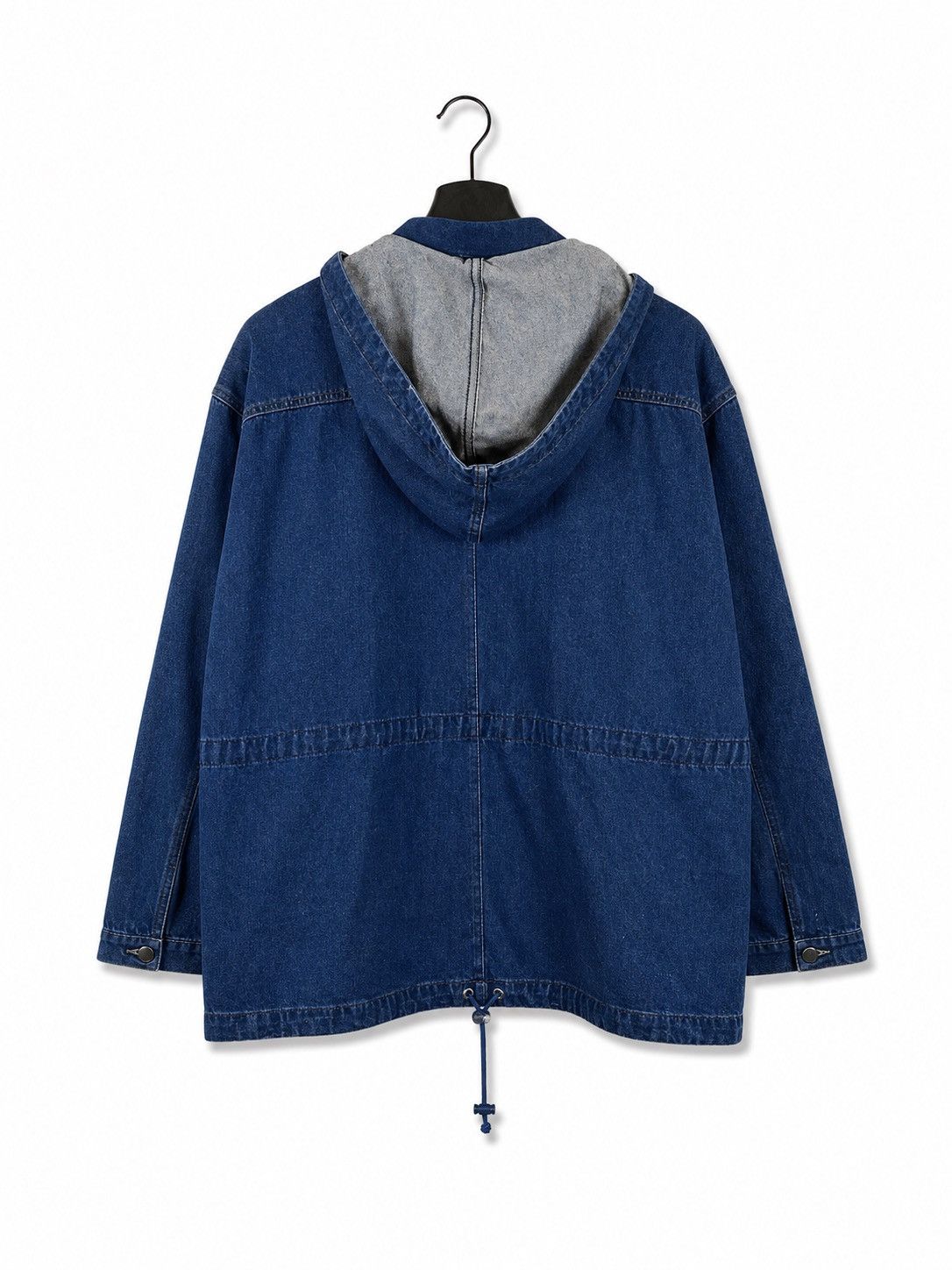 Japanese Brand Vintage Japanese Brand Denim Hood Indigo Blue Workwear Style Size US M / EU 48-50 / 2 - 2 Thumbnail