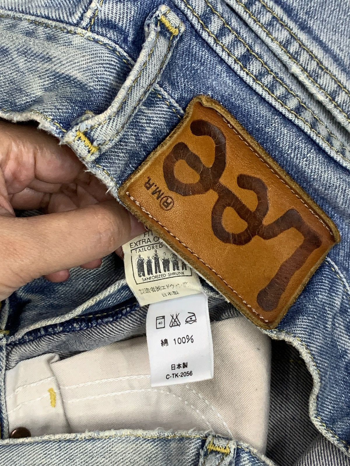 Lee SALES🔥Vintage Japanese Lee Mud Wash Distressed Loose Jeans Size US 28 / EU 44 - 11 Thumbnail
