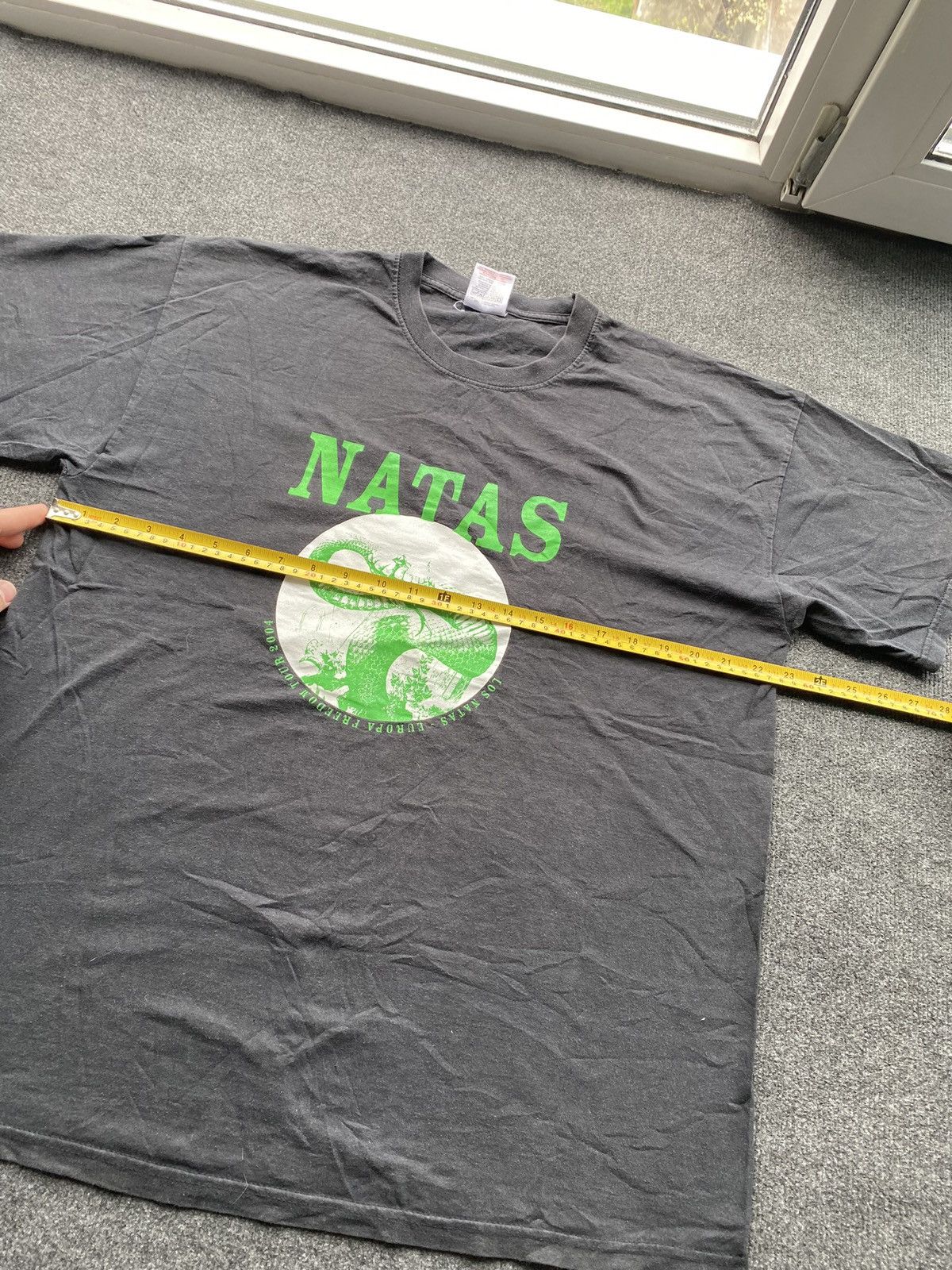 Band Tees 🔥Natas Europe Tour 2004 band tee mens faded Size US XL / EU 56 / 4 - 3 Thumbnail