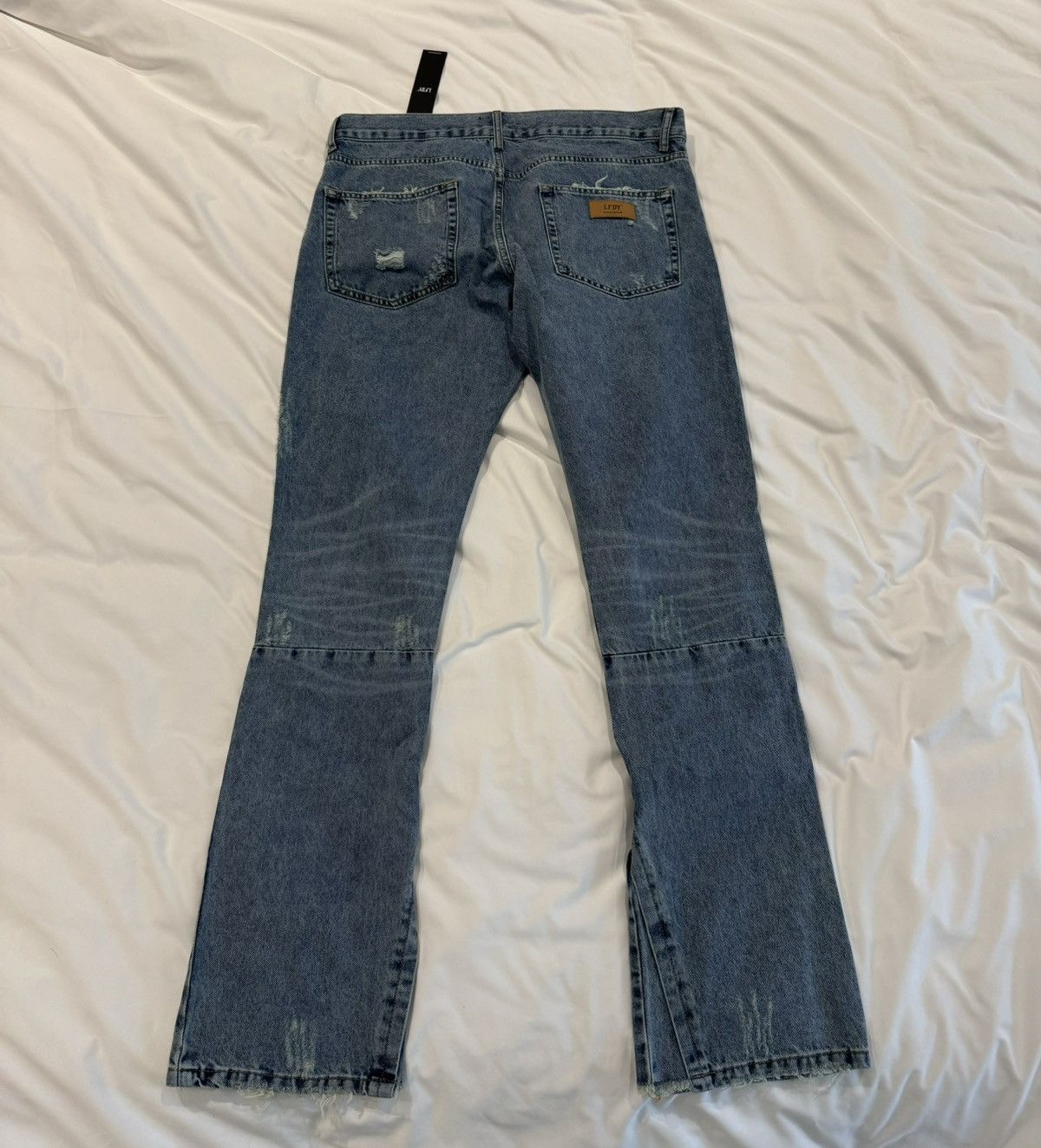 LFDY LFDY - DISTRESSED FLARED DENIM Size US 34 / EU 50 - 3 Thumbnail