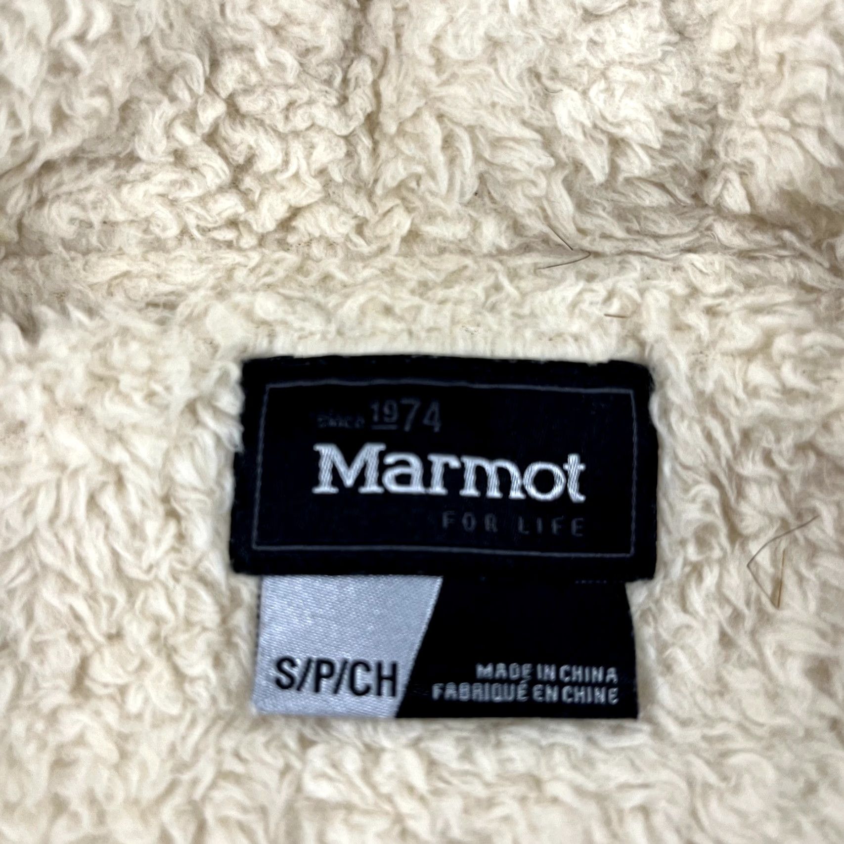 Marmot MARMOT Vest Women Small Beige Brown Faux Sherling Sherpa Snap Button Coat K49810 Jacket Women Size S / US 4 / IT 40 - 3 Thumbnail