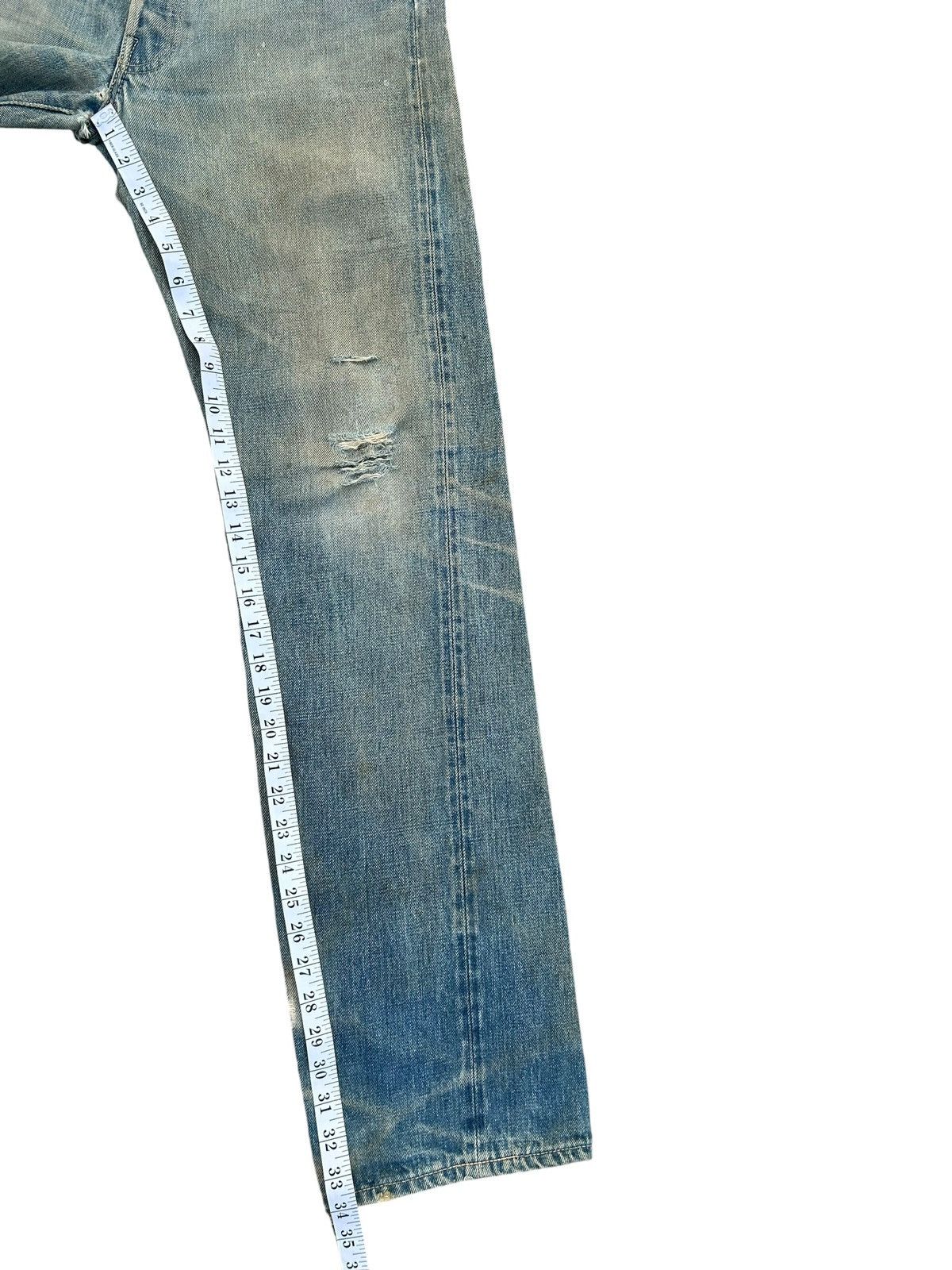Kapital Vintage Levis Big E Selvedge Distressed Denim Jeans Size US 32 / EU 48 - 24 Thumbnail