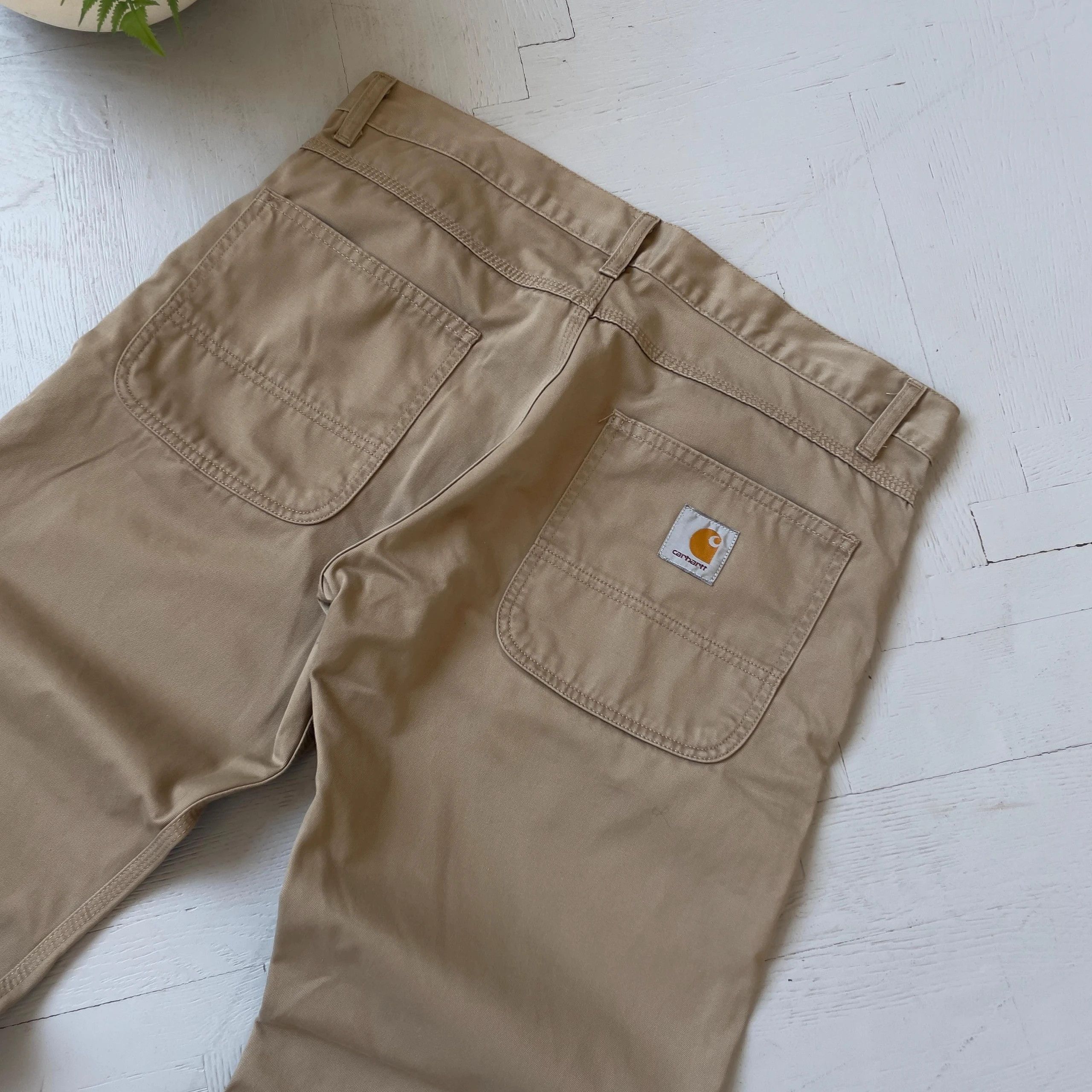 Carhartt × Carhartt Wip Carhartt WIP Skill Work Pants Beige Size 34x32 Size US 34 / EU 50 - 3 Thumbnail