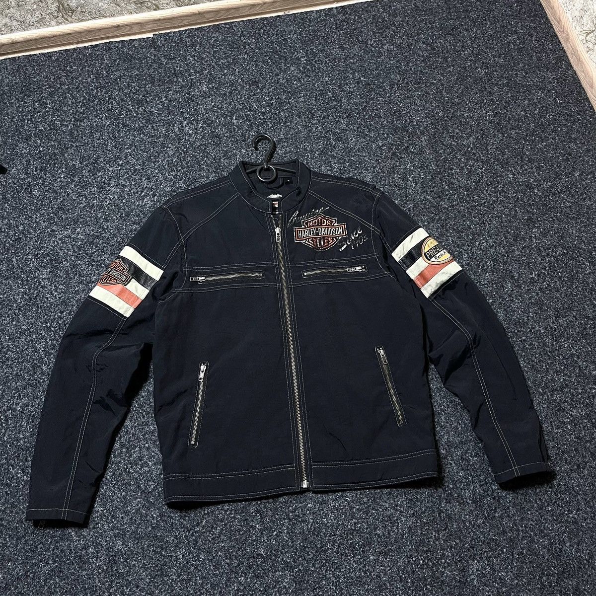 Harley Davidson Harley Davidson Nylon Riding Jacket Biker Size US M / EU 48-50 / 2 - 2 Thumbnail