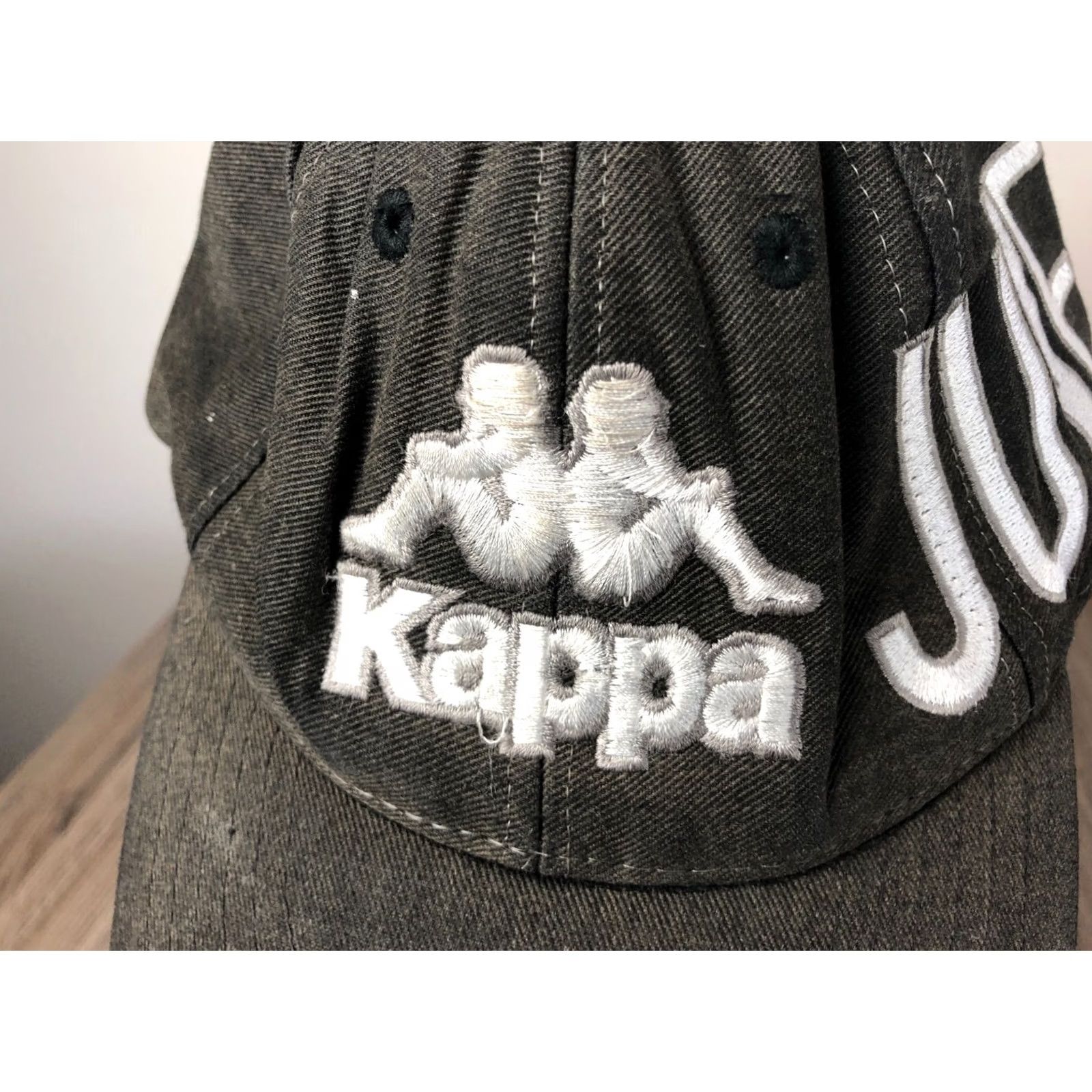 Kappa Kappa Juventus Baseball Cap Polyester Vintage Logo Dark Brown Mens Adjustable Brown Embroidered Logo Cap Size ONE SIZE - 5 Thumbnail
