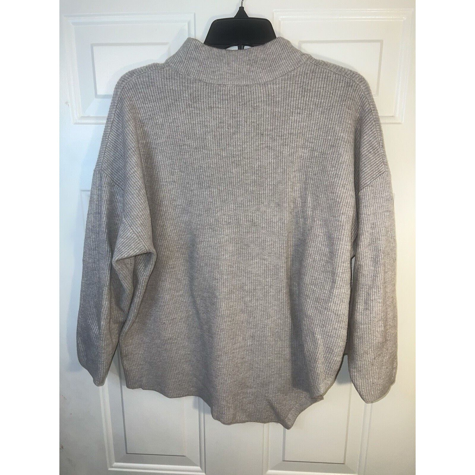 Other Ophelia Roe Women’s Ribbed Oversized Sweater Size XL Gray Size XL / US 12-14 / IT 48-50 - 7 Thumbnail