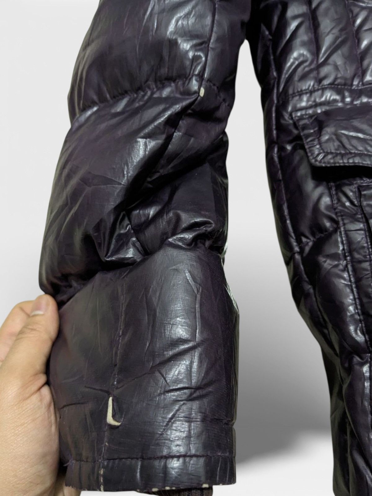 PPFM RARE PURPLE ‘PPFM IS REGISTERED AT ROCK’ PUFFER JACKET Size US S / EU 44-46 / 1 - 7 Thumbnail