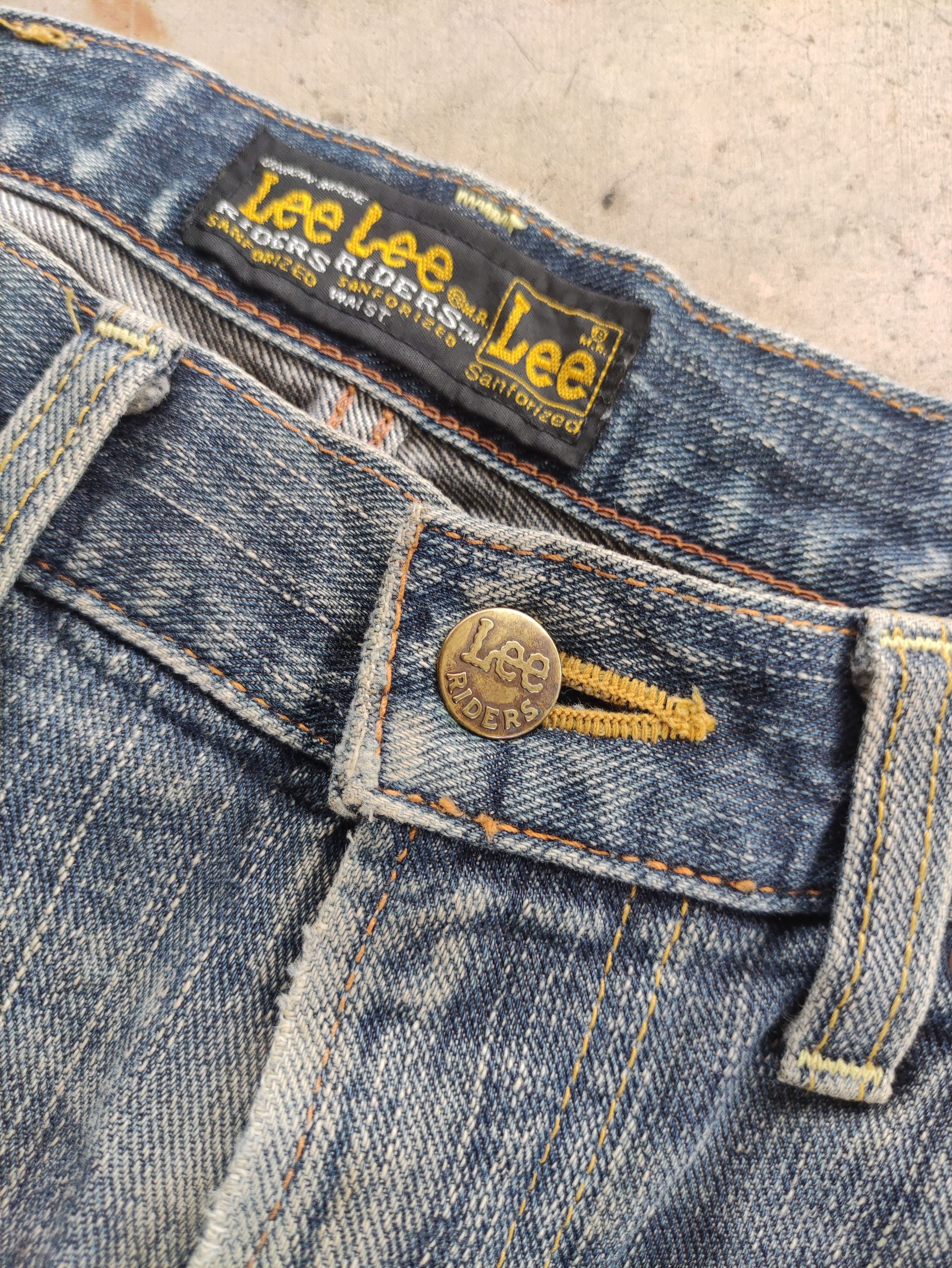 Lee Vintage Lee Jean Flare Rusty Distressed Denim Size US 33 - 5 Thumbnail