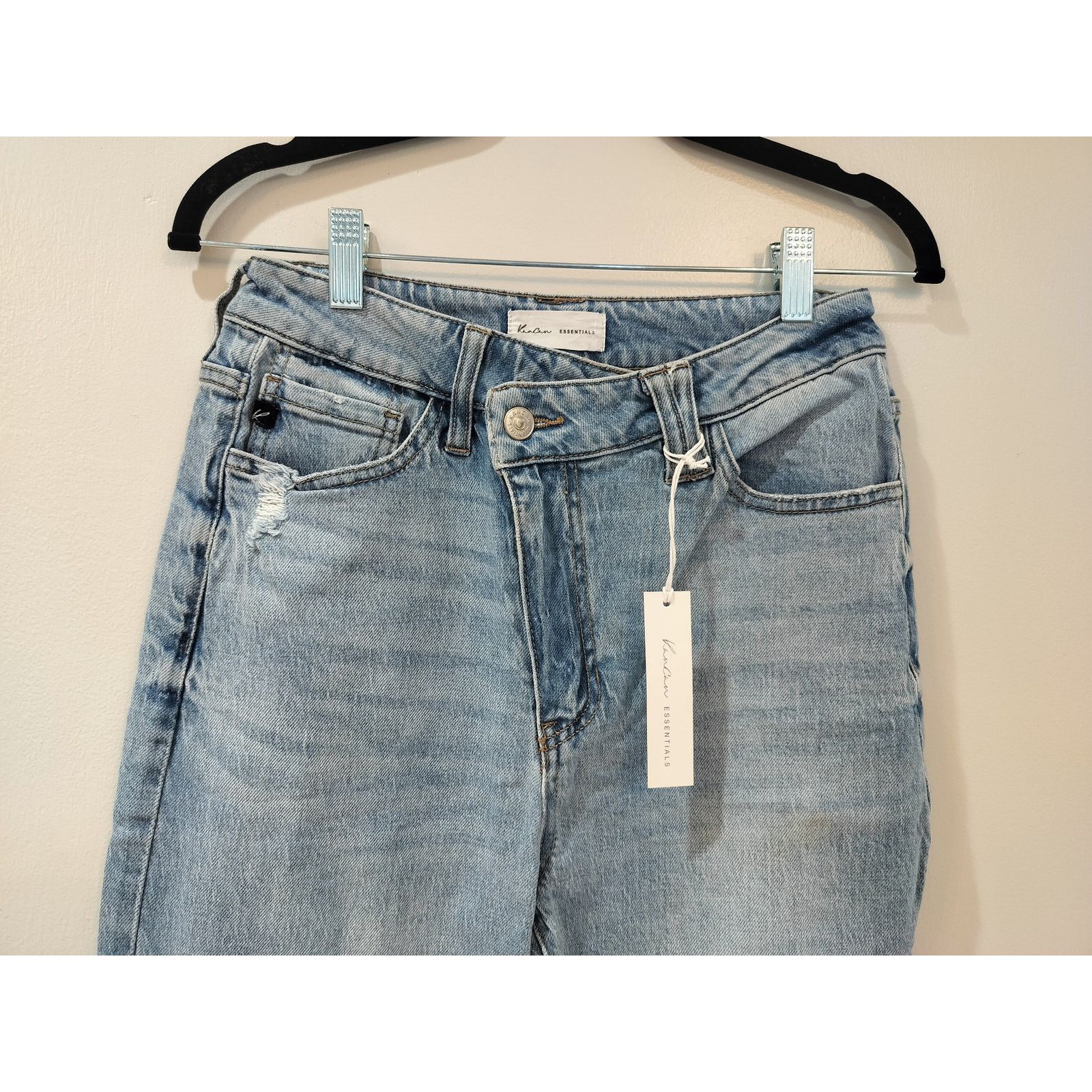 Other KanCan Women’s High Rise Distressed Straight Jeans Size 5/26 Size 25" / US 0 / IT 36 - 2 Thumbnail