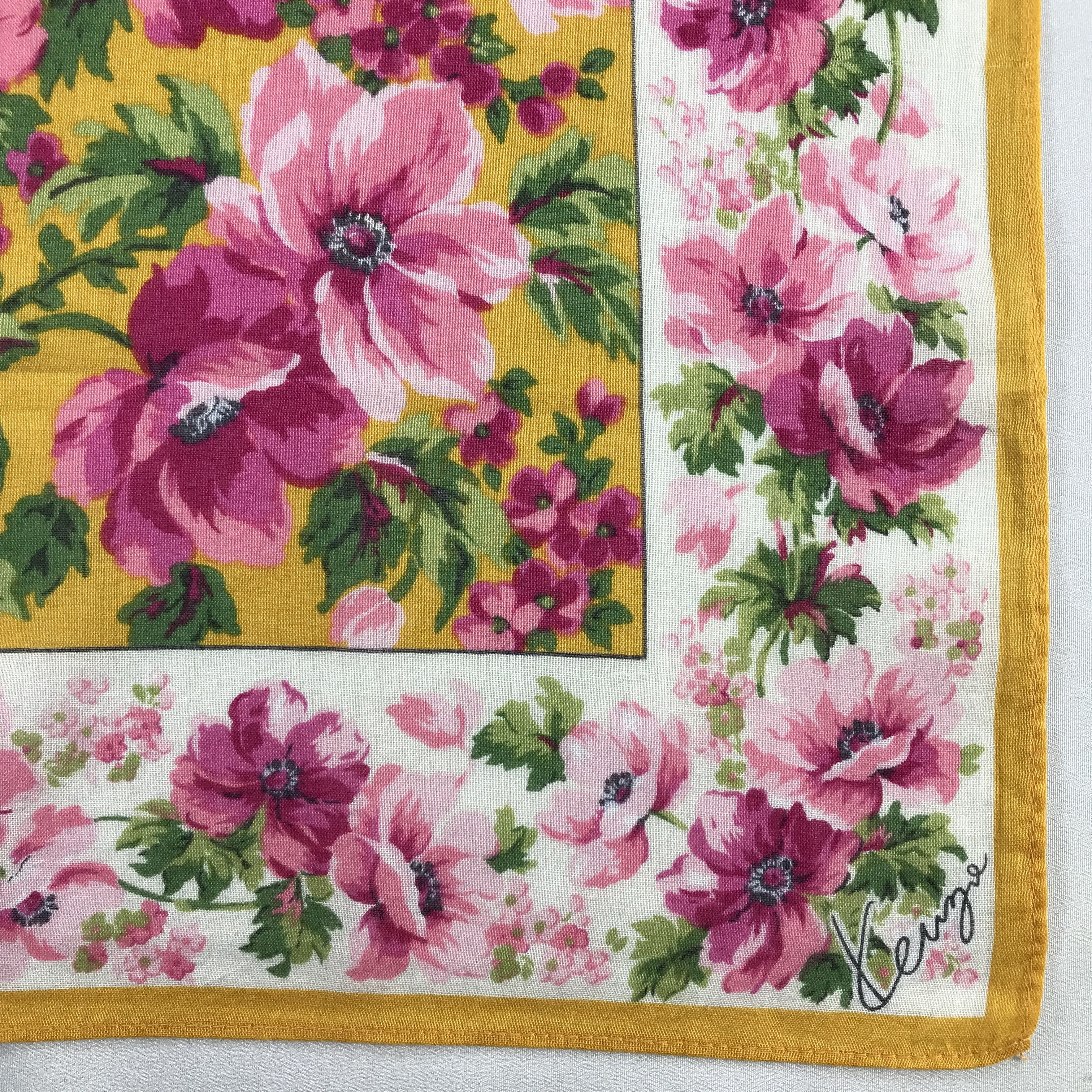 Kenzo Kenzo Handkerchief / Bandana / Neckerchief C569 Size ONE SIZE - 5 Thumbnail