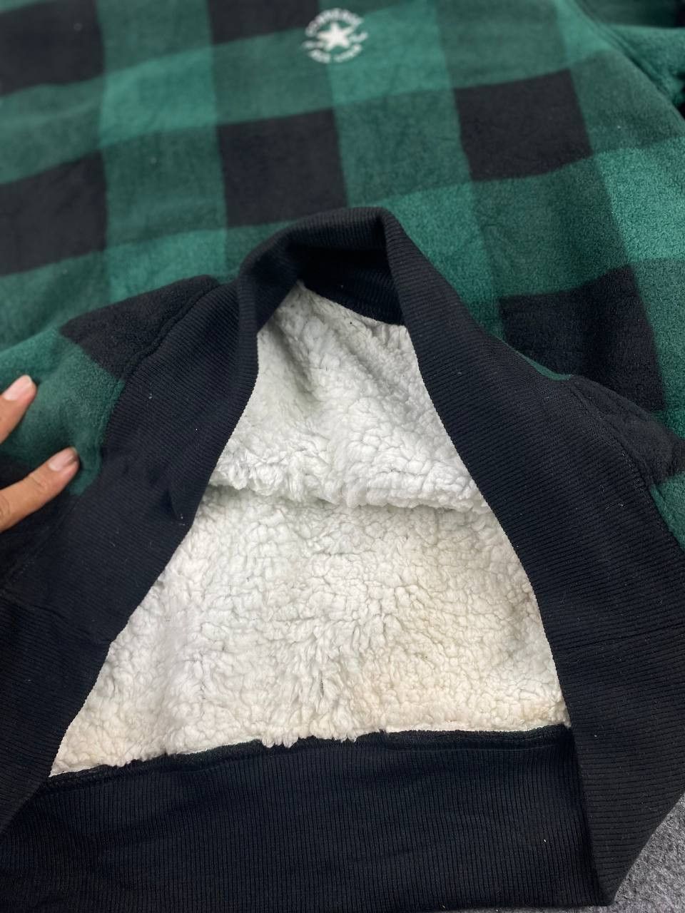 Converse converse all star sweatshirt fleece lining Size US L / EU 52-54 / 3 - 5 Thumbnail