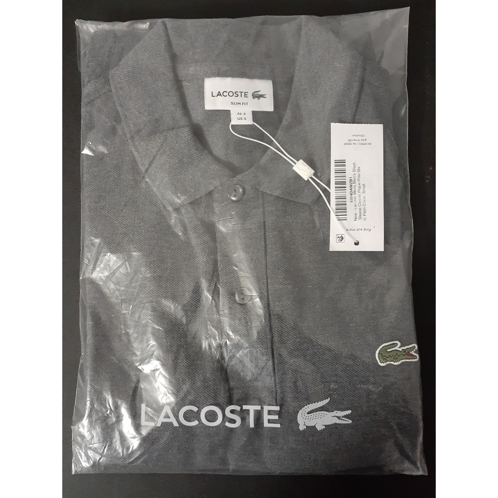 Lacoste Lacoste Men's Short Sleeve Classic Pique Polo Shirt Chine S Size US S / EU 44-46 / 1 - 2 Thumbnail