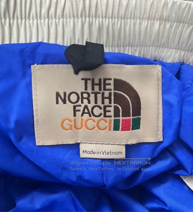 Gucci Gucci White contrast colour stitching embroidery logo patt Size 42" / US 20 - 4 Thumbnail