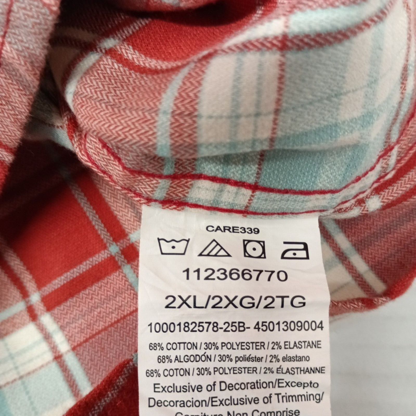 Wrangler Wrangler Cowboy Wash Shirt Men's Size 2XL Red Sky Blue Plaid Size US XXL / EU 58 / 5 - 7 Thumbnail