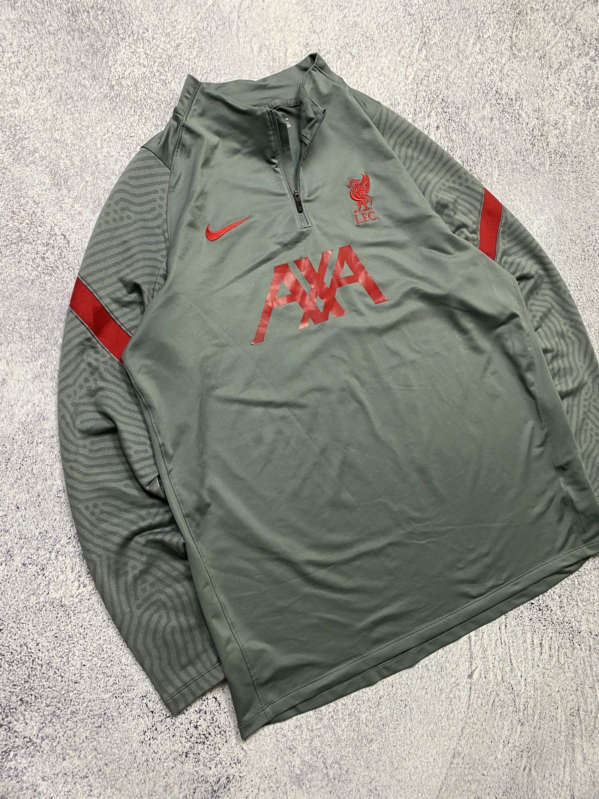 Nike Nike Liverpool FC Training Longslevee Soccer Jersey Drill Size US XL / EU 56 / 4 - 4 Thumbnail