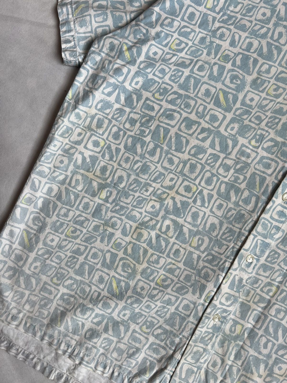 Quiksilver Vintage 90s Quiksilver Overprint Hawaiian Button Up Size US L / EU 52-54 / 3 - 6 Thumbnail