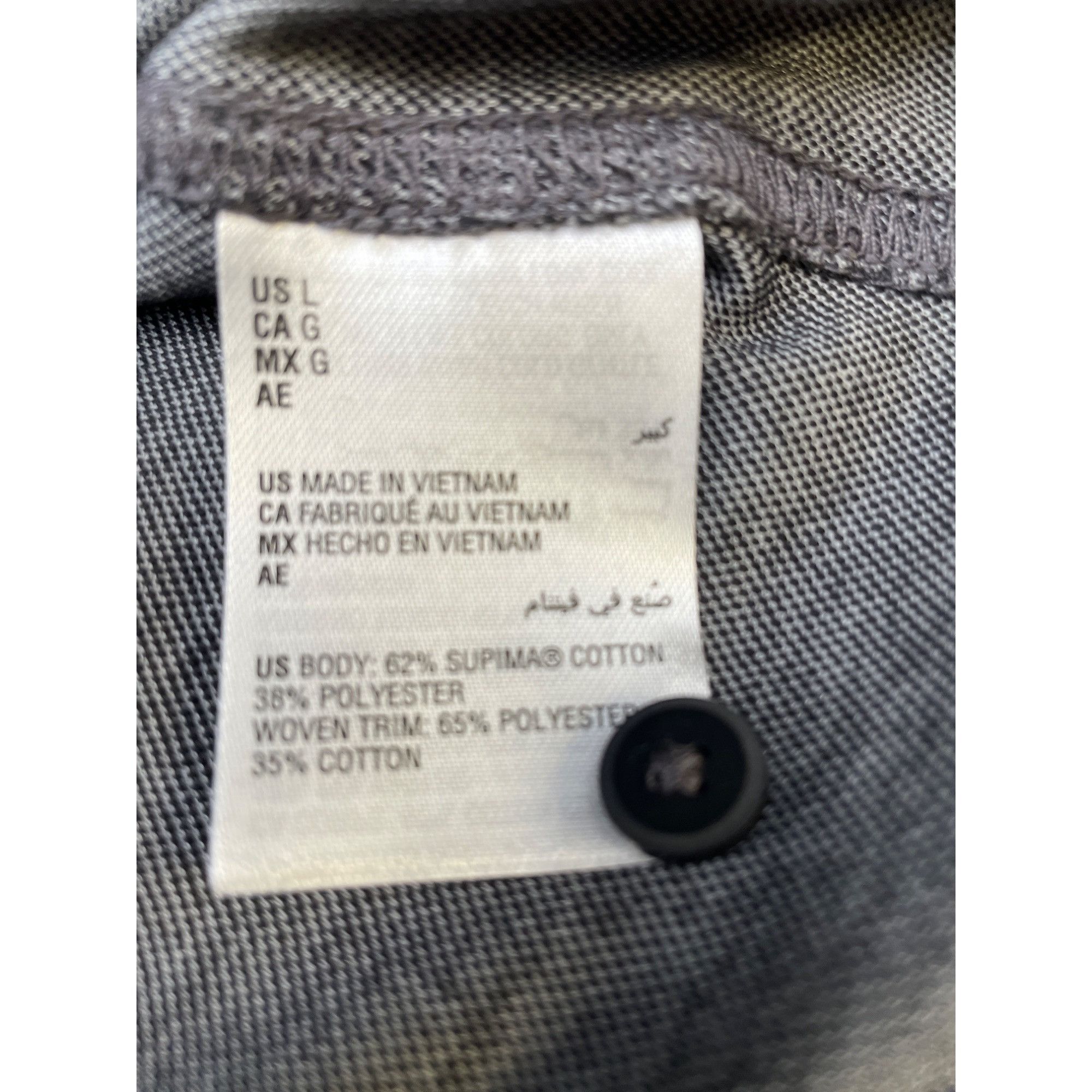 Alfani Alfani Mens Gray Long Sleeve Button up Shirt L SKU 6627 Size US L / EU 52-54 / 3 - 8 Thumbnail